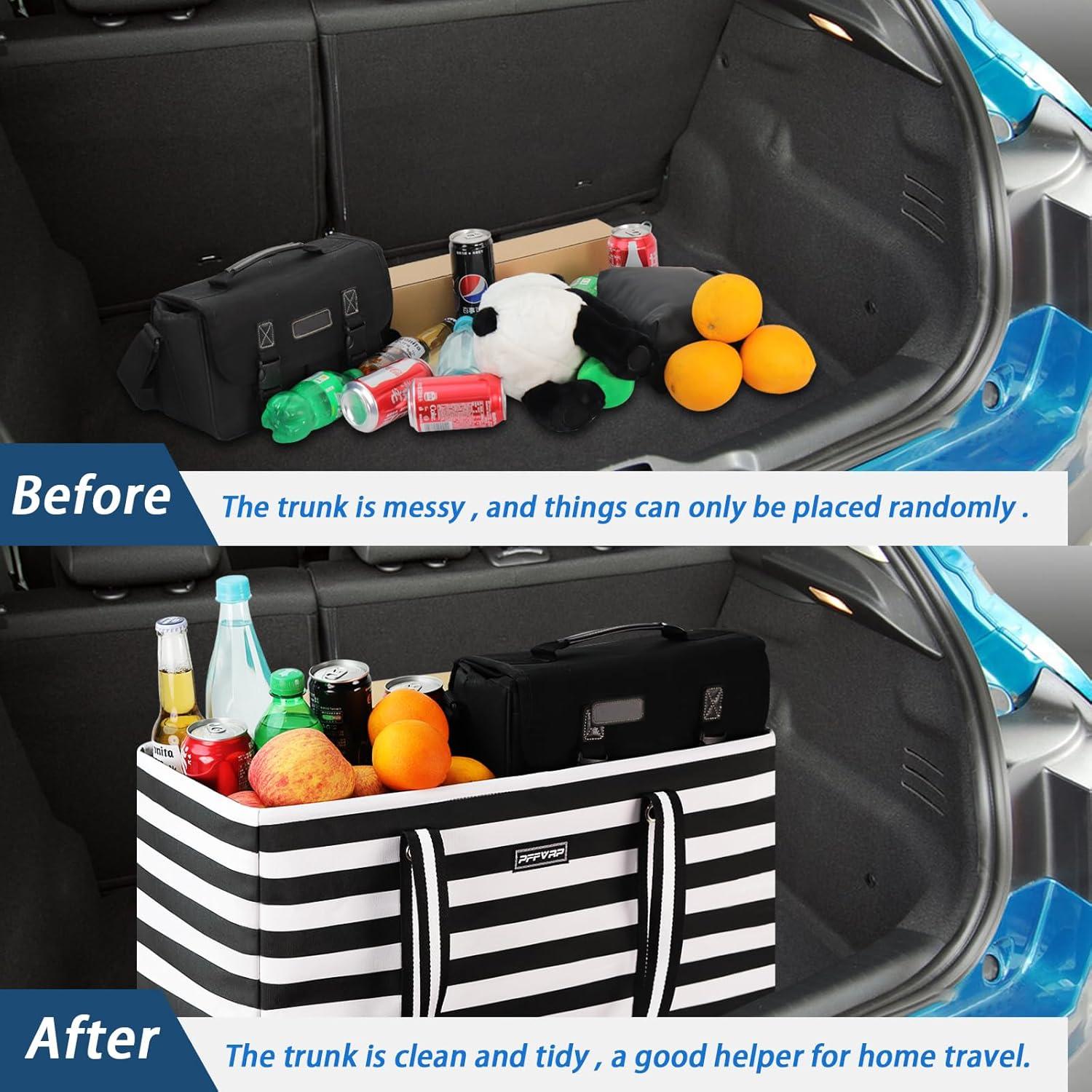 Bolsa de Utilidad Extra Grande PFFVRP Negra Reutilizable 57x27x30 cm