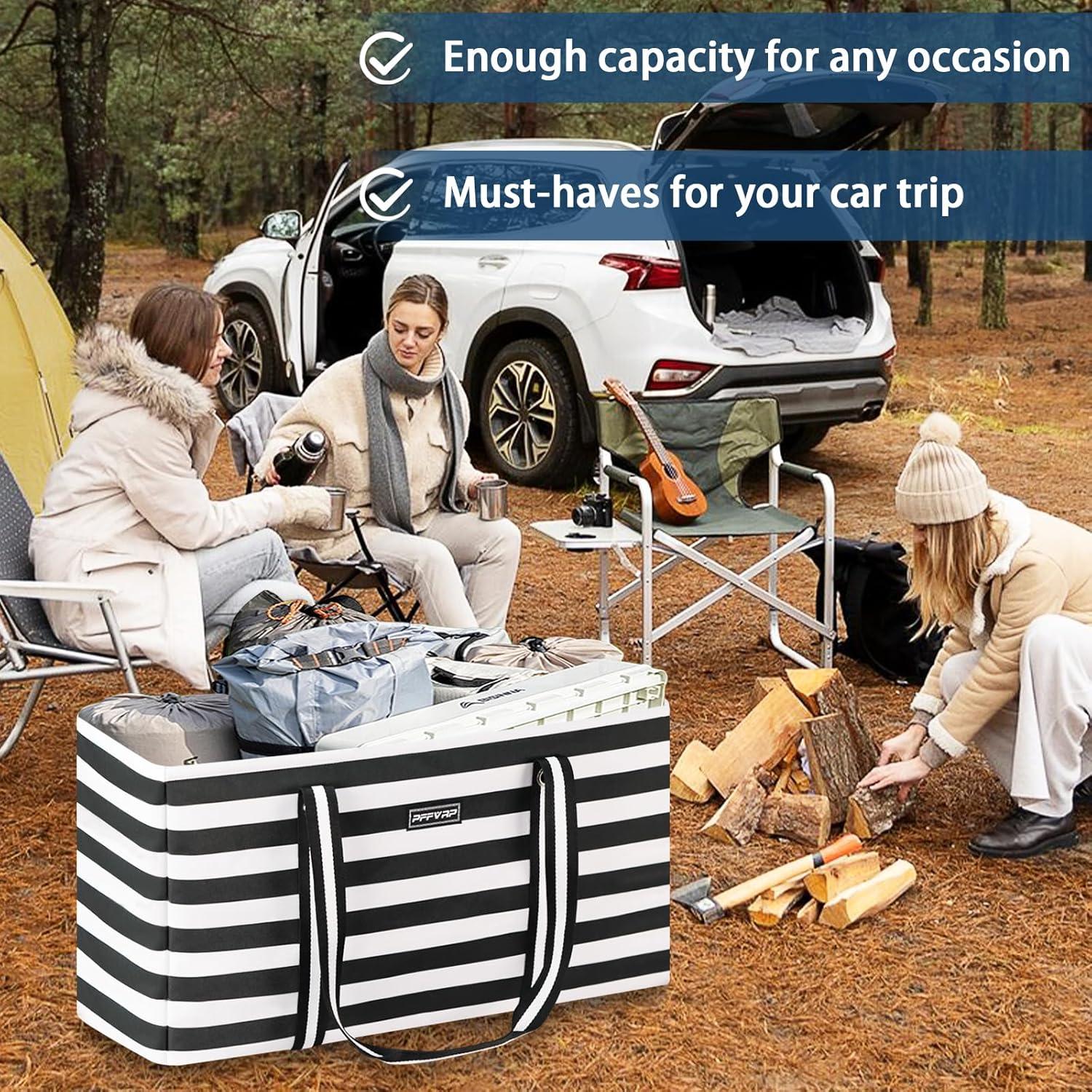 Bolsa de Utilidad Extra Grande PFFVRP Negra Reutilizable 57x27x30 cm