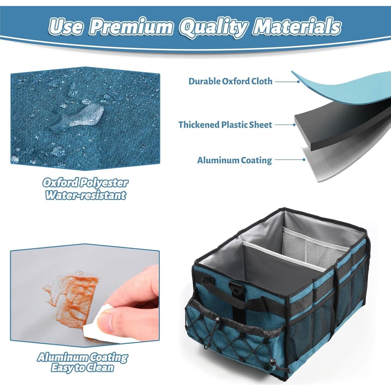 Caddy de Grill Lorbro Azul 25L con Soporte para Toallas