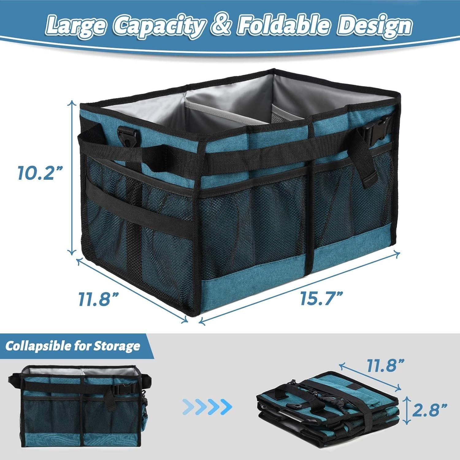Caddy de Grill Lorbro Azul 25L con Soporte para Toallas