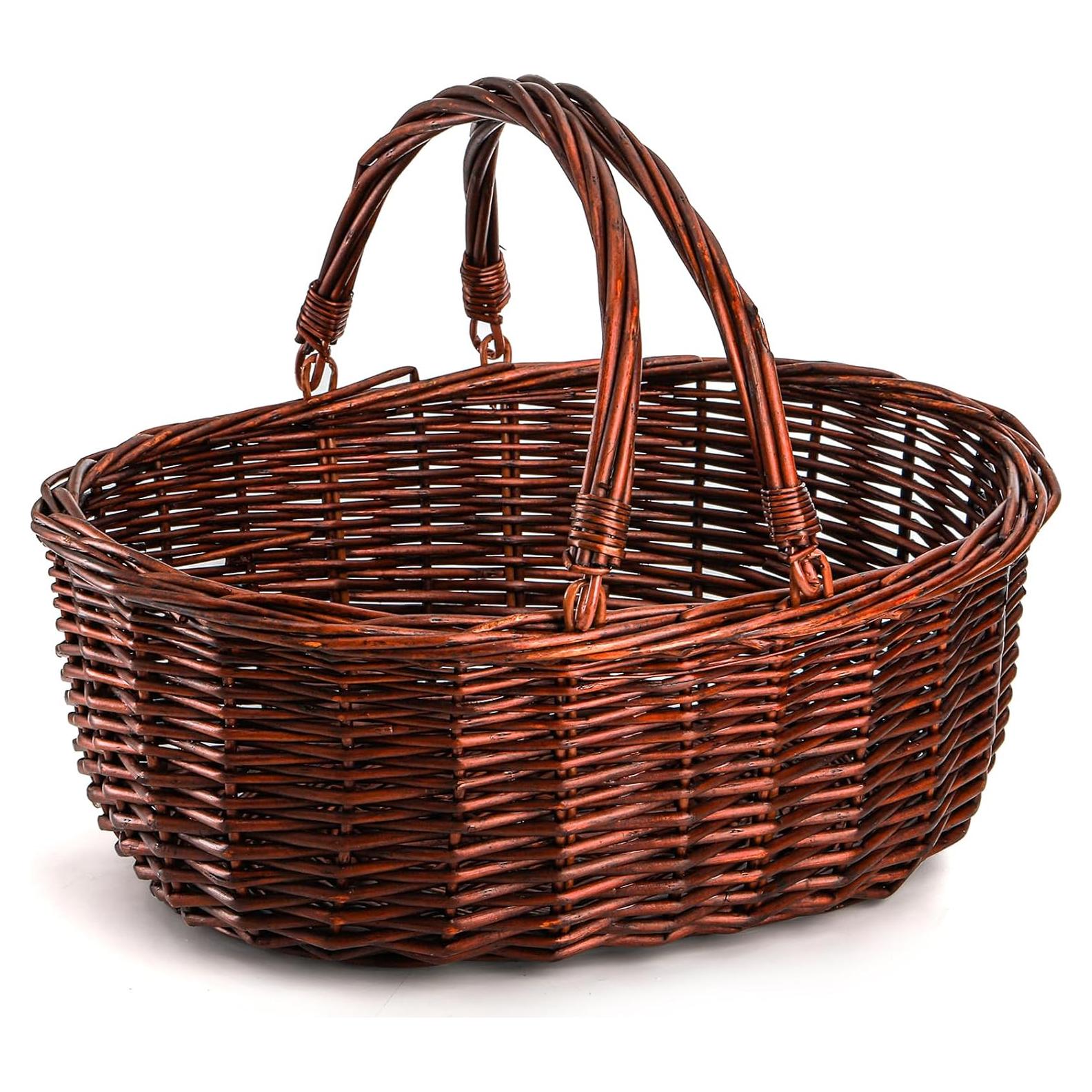 Cesta de Picnic de Mimbre Dicunoy 33x26.7 cm Rústica