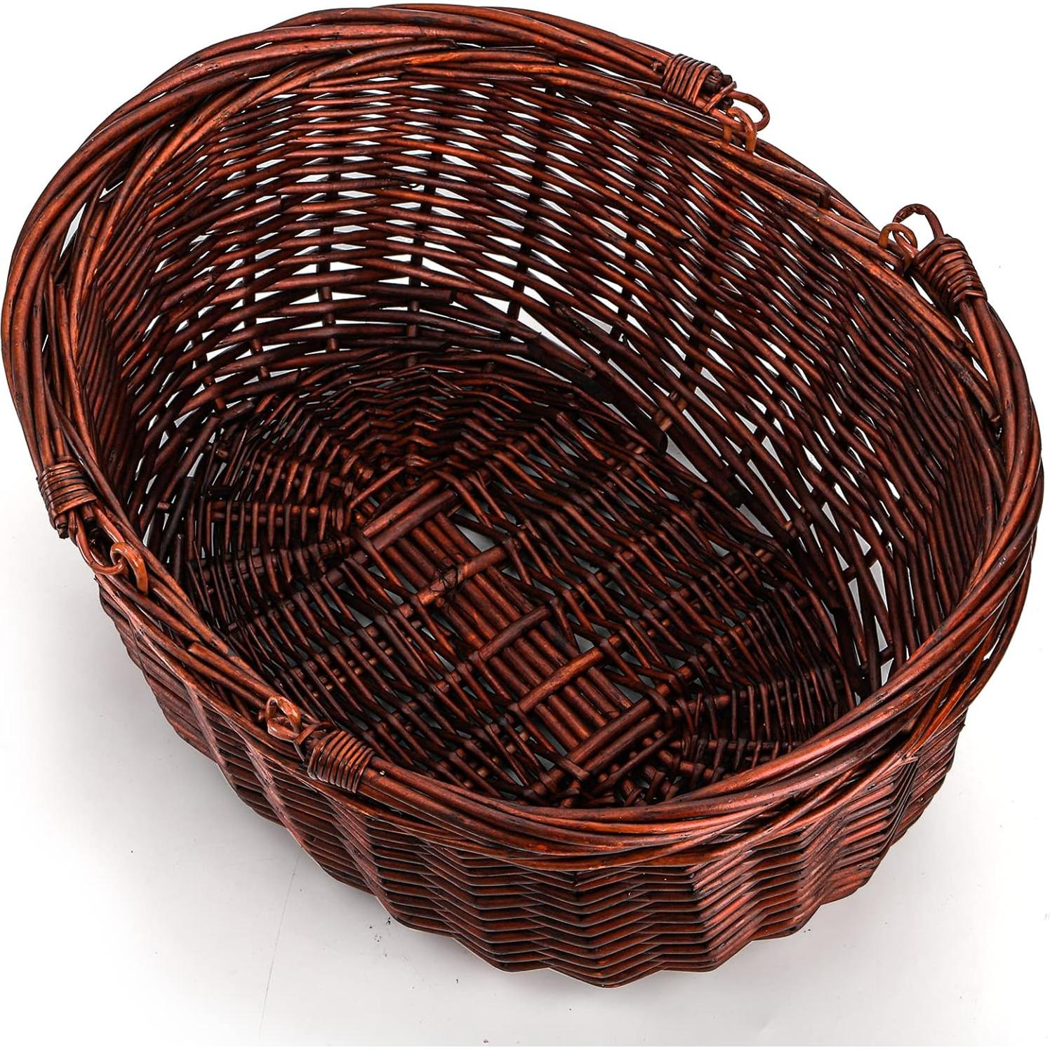 Cesta de Picnic de Mimbre Dicunoy 33x26.7 cm Rústica