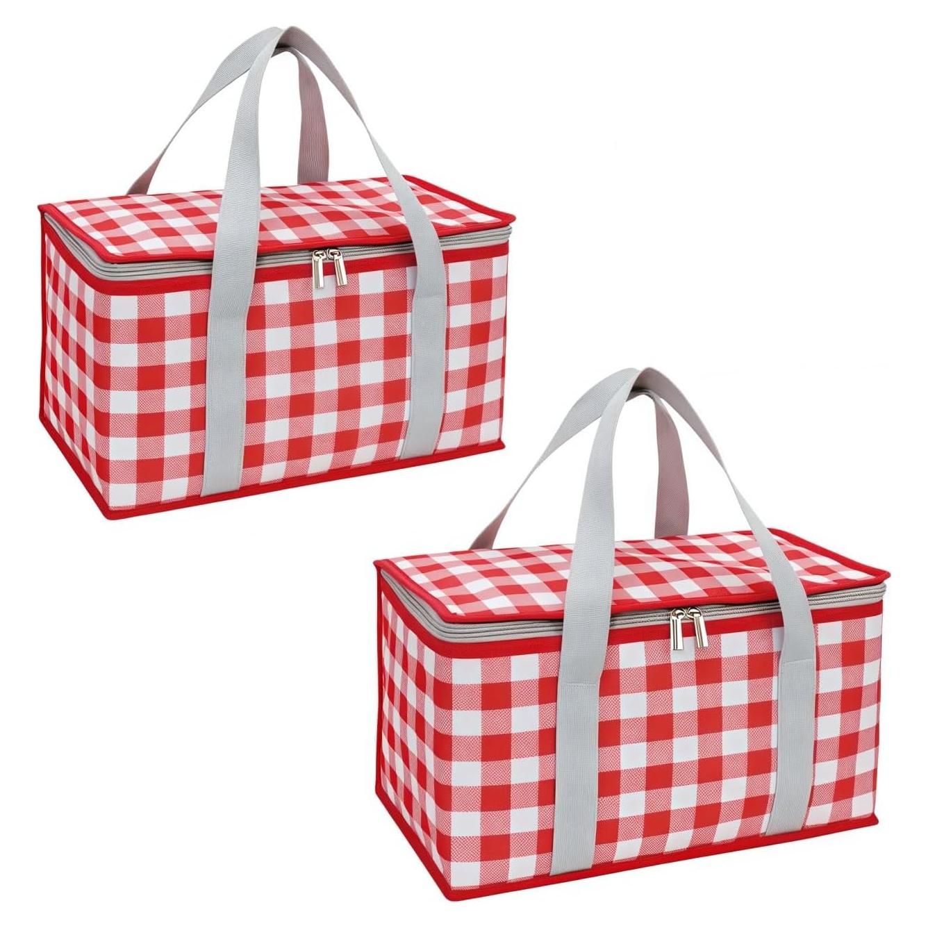 Bolsa de Picnic Aislada JSLYNB 24L Reutilizable para Comida