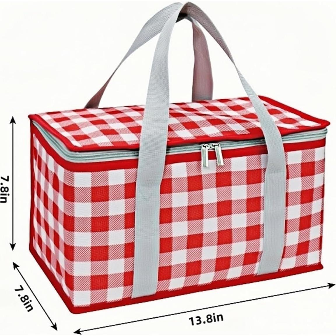 Bolsa de Picnic Aislada JSLYNB 24L Reutilizable para Comida