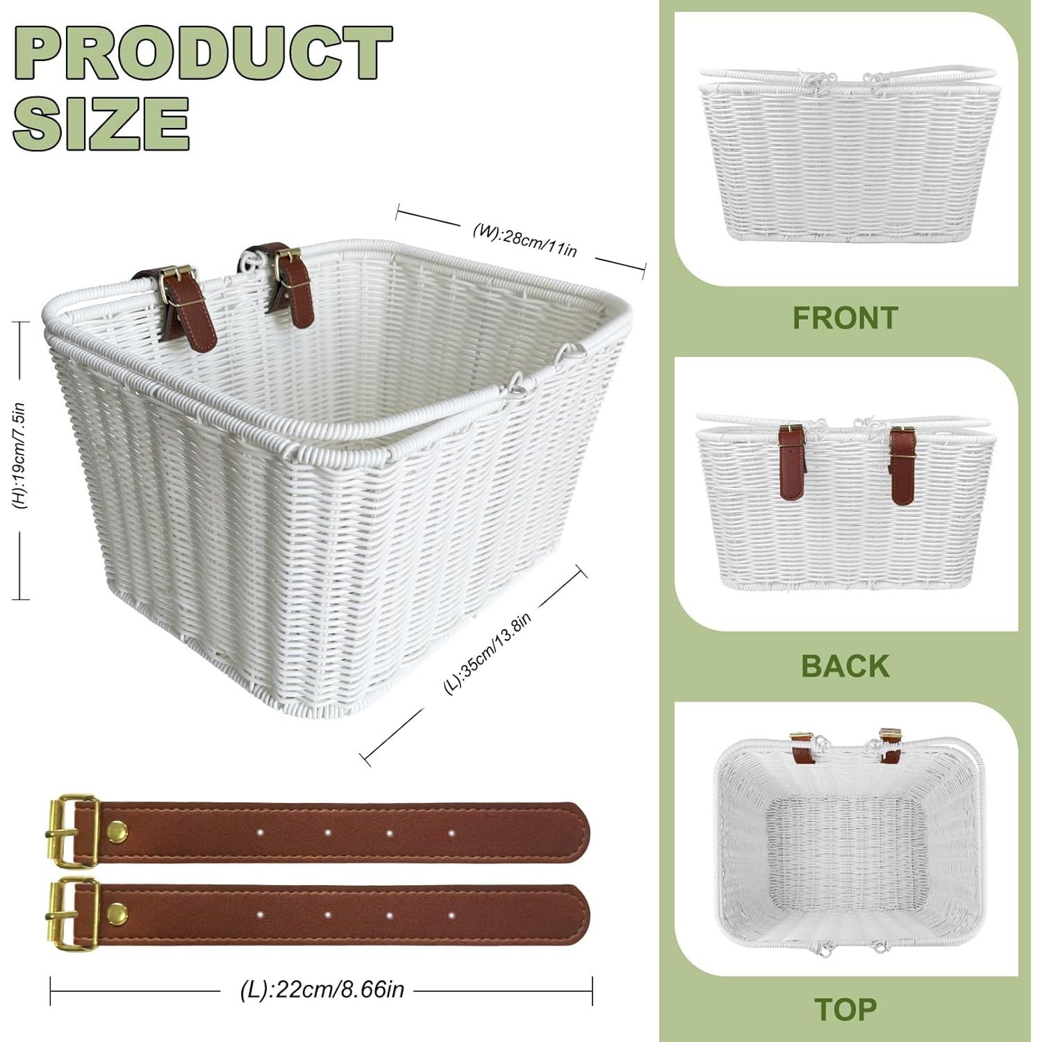 Cesta de Picnic Grande RainFlower con Mango Plegable 35x28x19cm