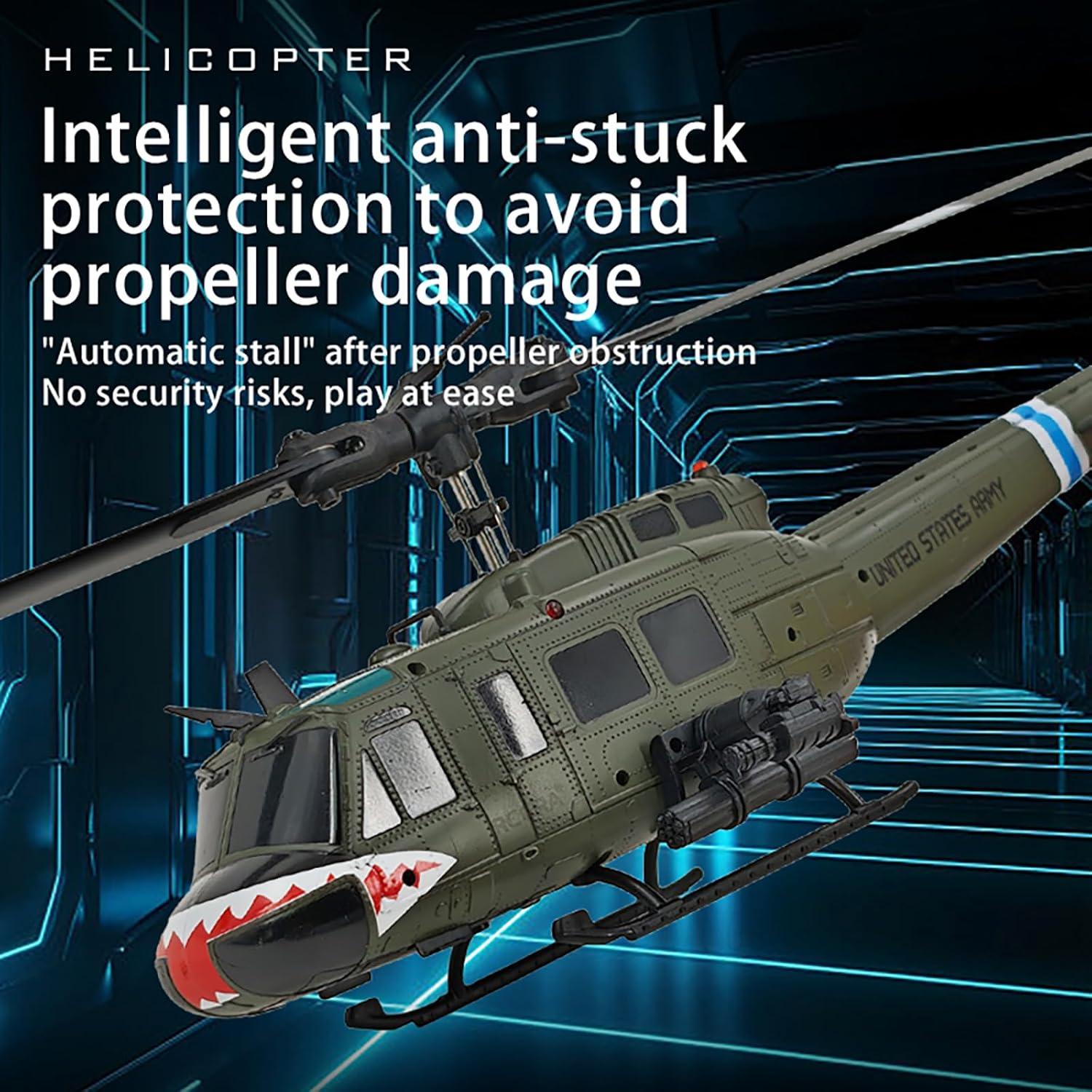 Helicóptero RC Ssccgym UH-1 315mm Control Remoto 6CH