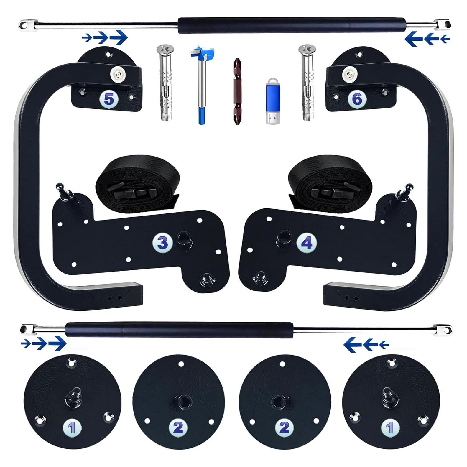 Kit de Hardware para Cama Murphy FleiSleep Doble XL con Resorte Hidráulico