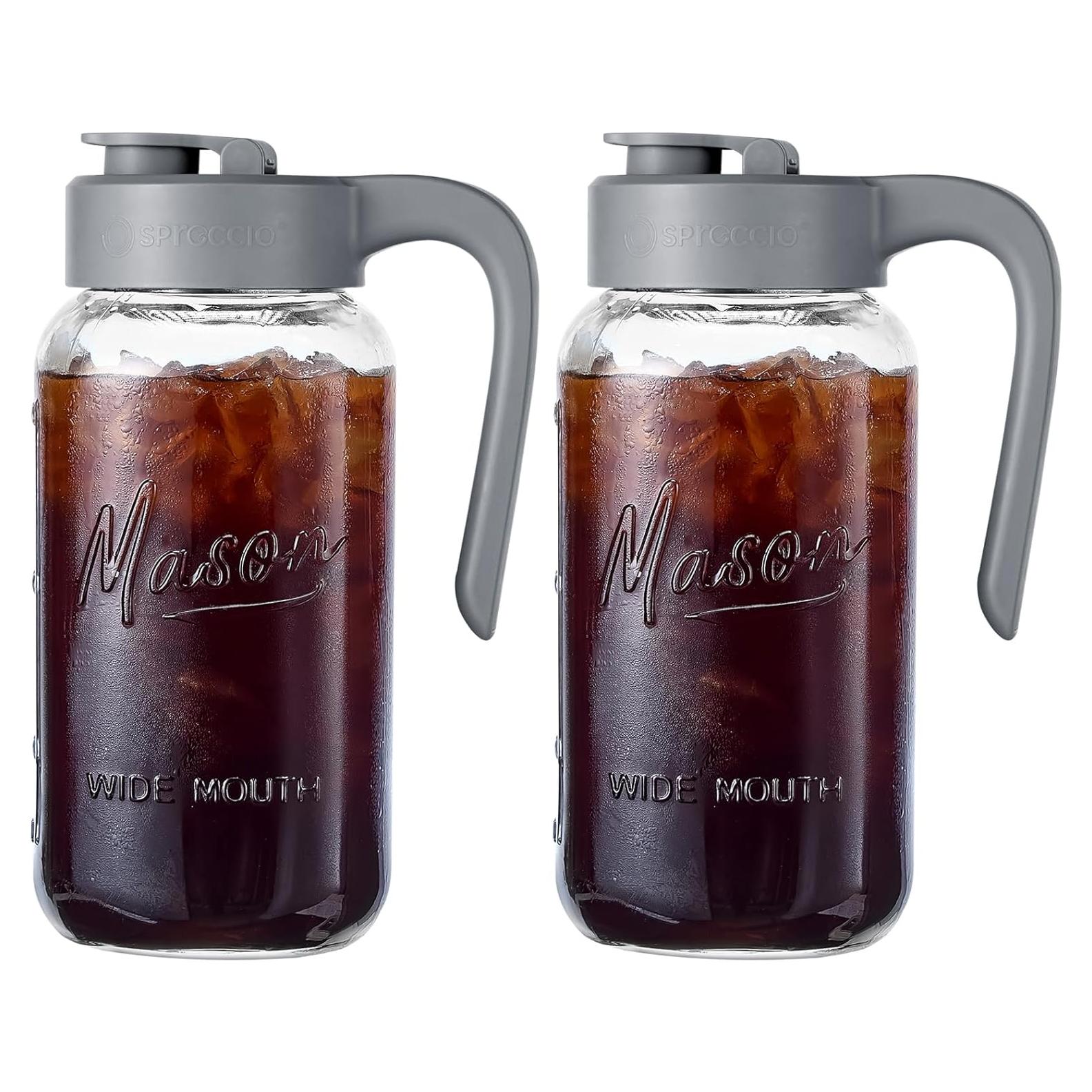 Jarra de Mason hermética Spreccio 2 piezas 1.81 kg vidrio