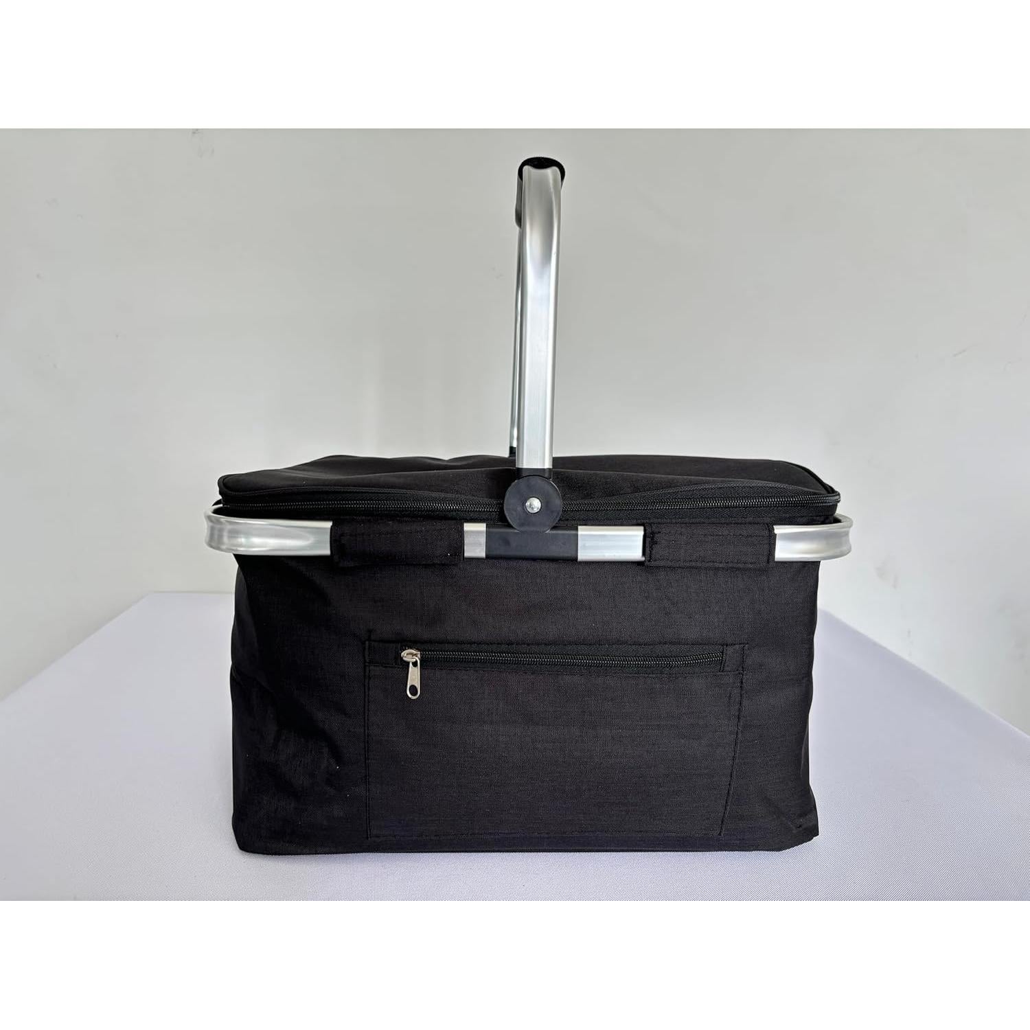 Canasta de Picnic Plegable Aislada 30L SNBBGT Negra