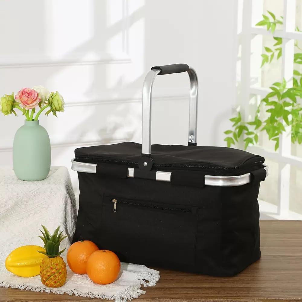 Canasta de Picnic Plegable Aislada 30L SNBBGT Negra