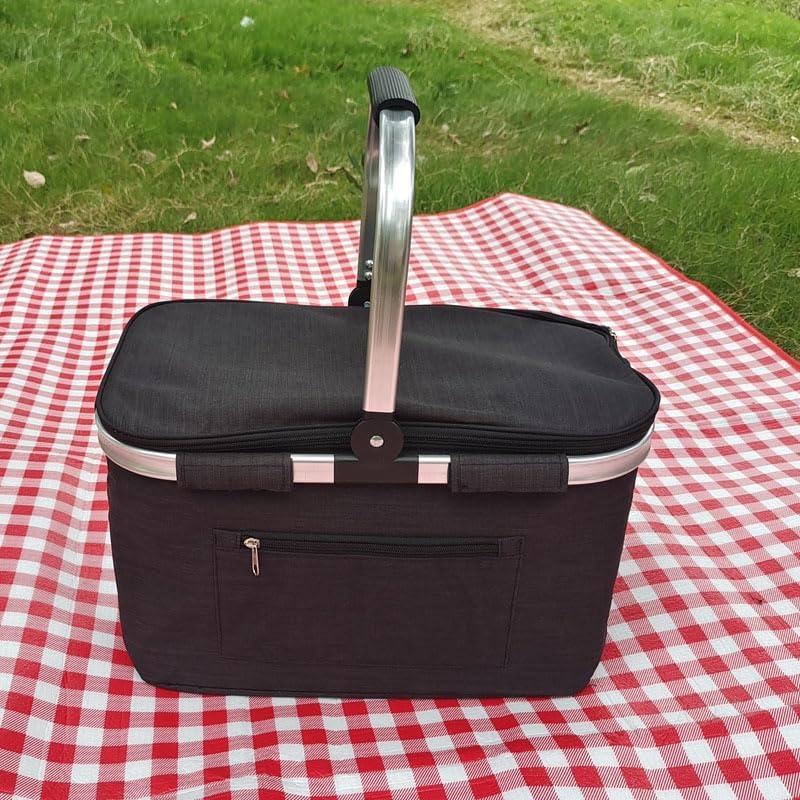 Canasta de Picnic Plegable Aislada 30L SNBBGT Negra