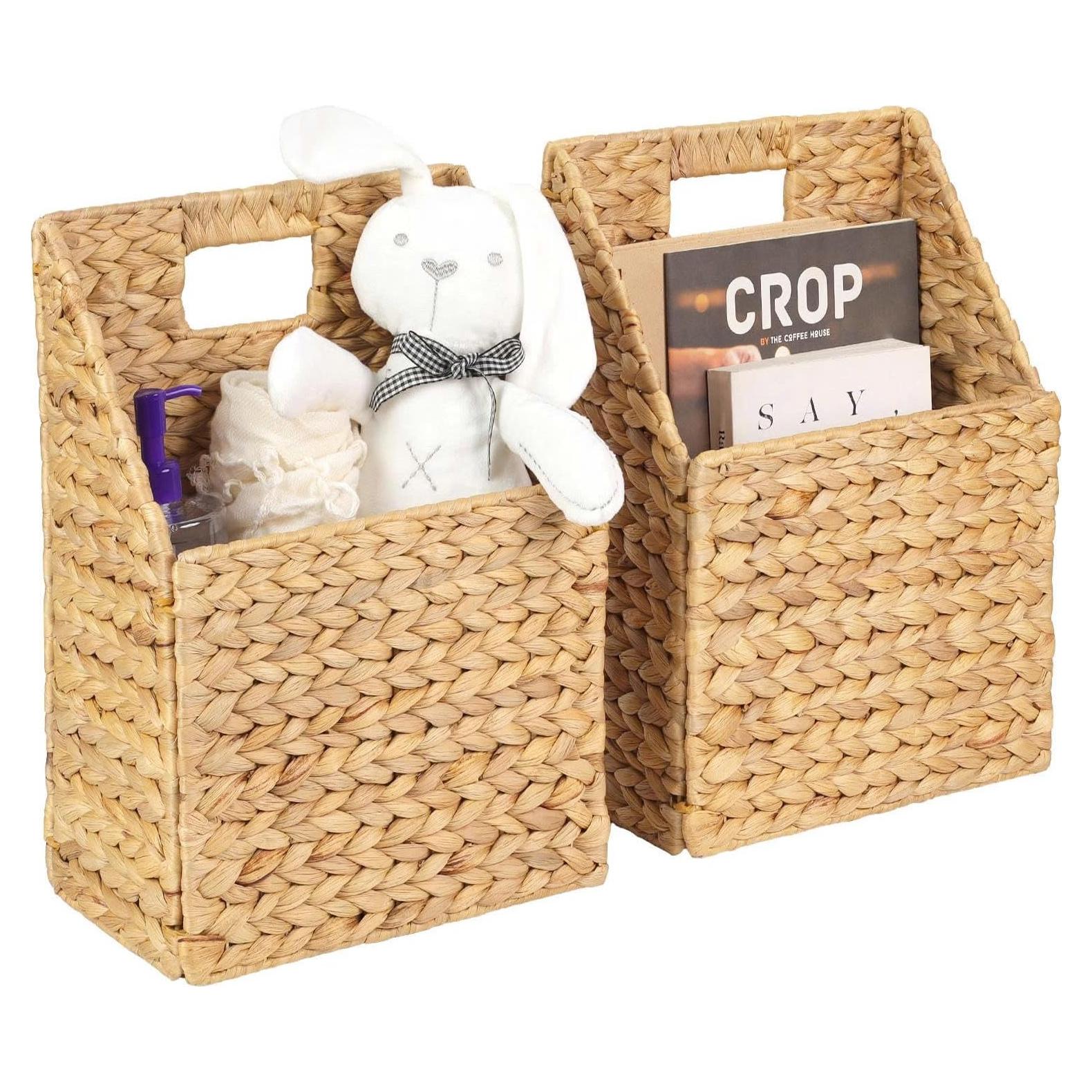 Cestas de Almacenamiento Colgantes SIEUSALEVN - 2 Piezas de Jacinto de Agua