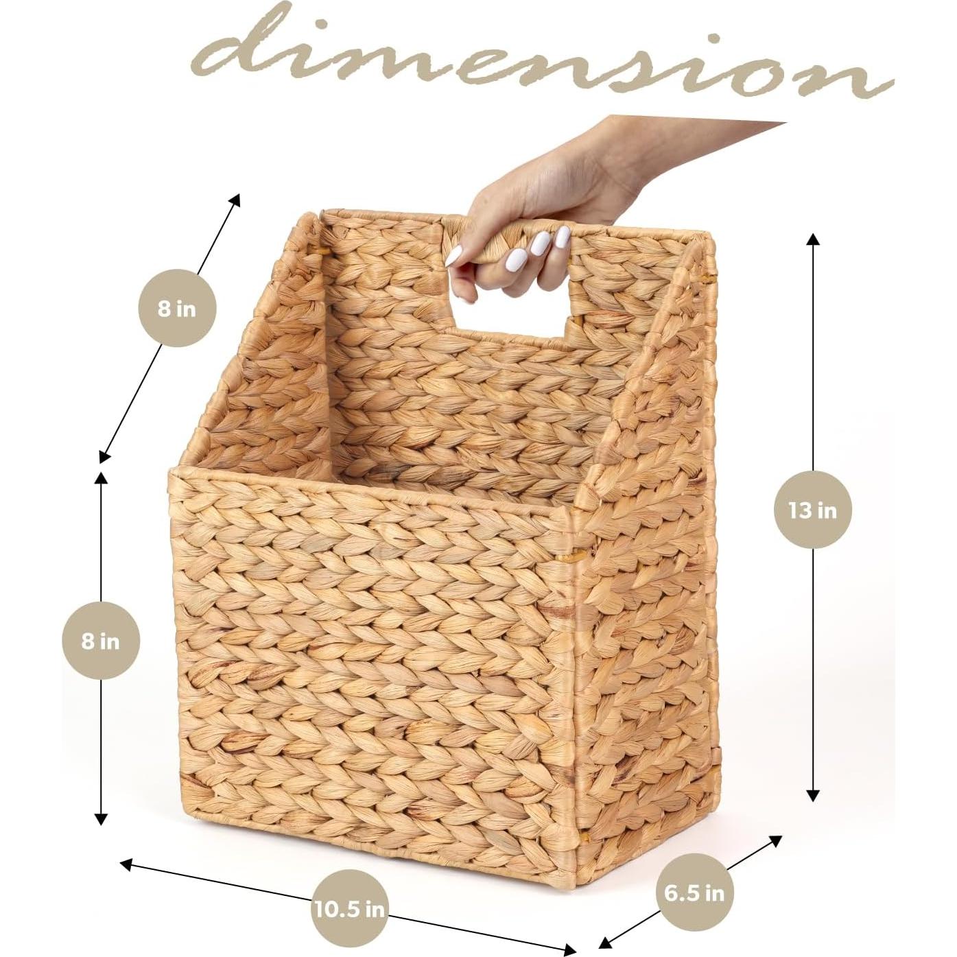 Cestas de Almacenamiento Colgantes SIEUSALEVN - 2 Piezas de Jacinto de Agua