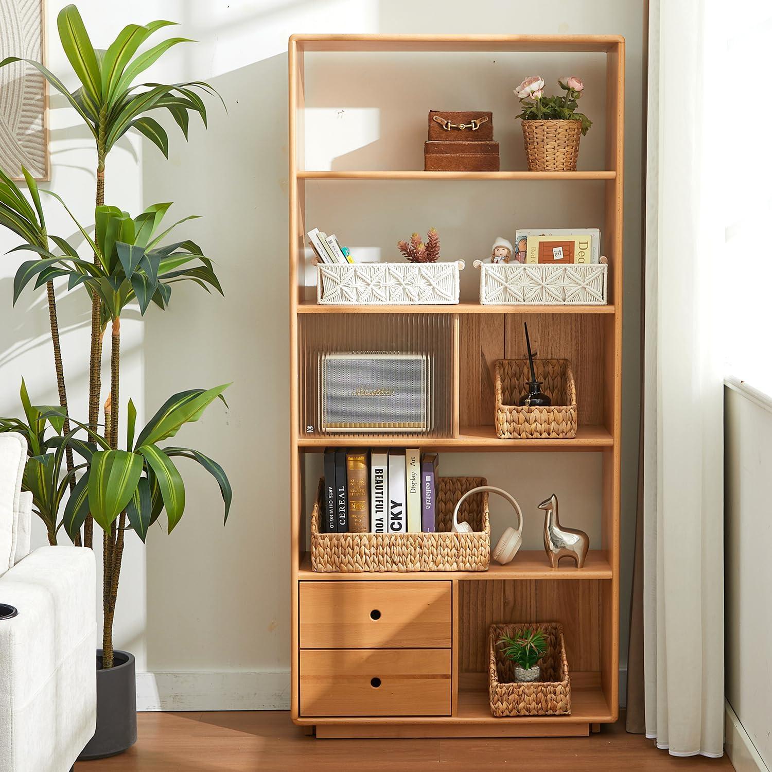 Cestas de Almacenamiento Nonam Macrame Boho - Juego de 2 Blancas