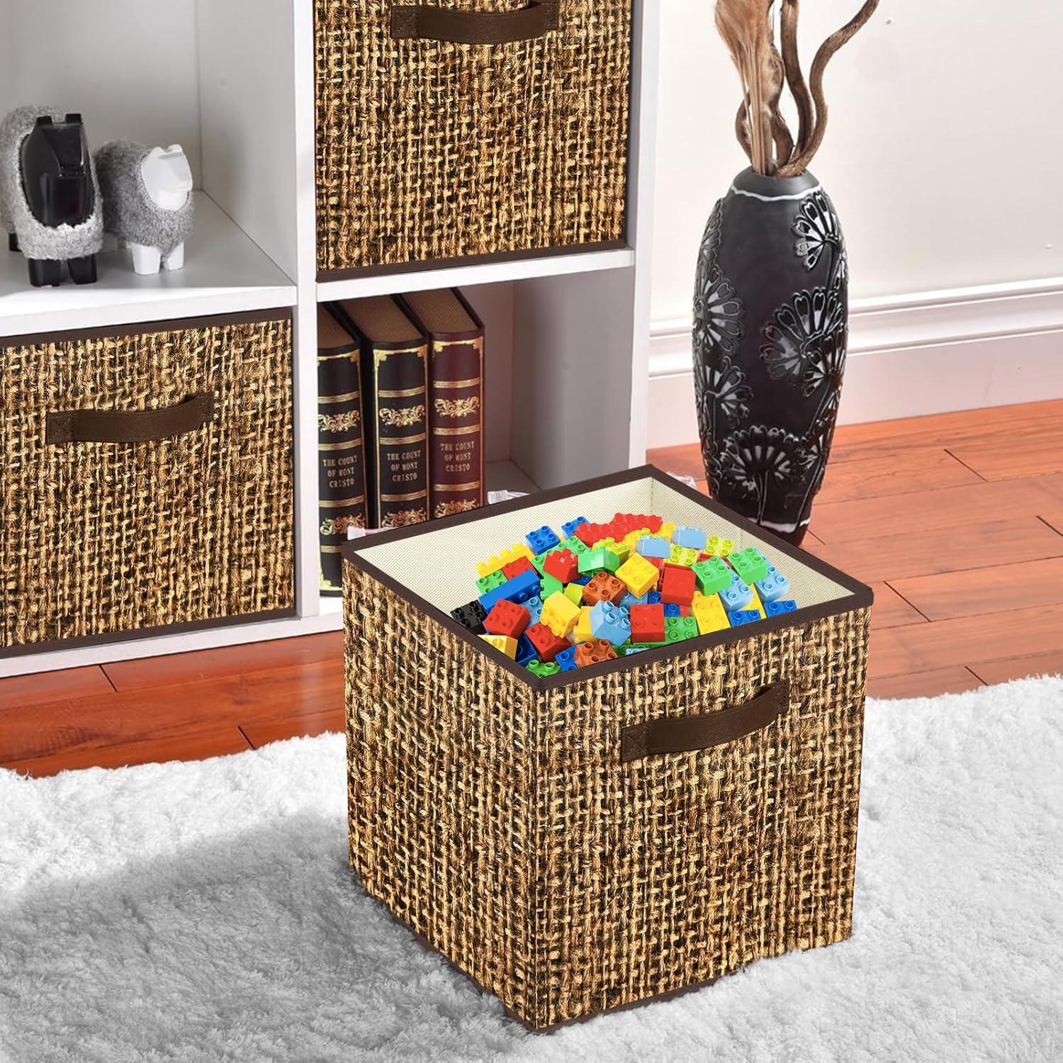 Cubos de Almacenamiento Homyfort 30.48 cm - Juego de 6 Plegables