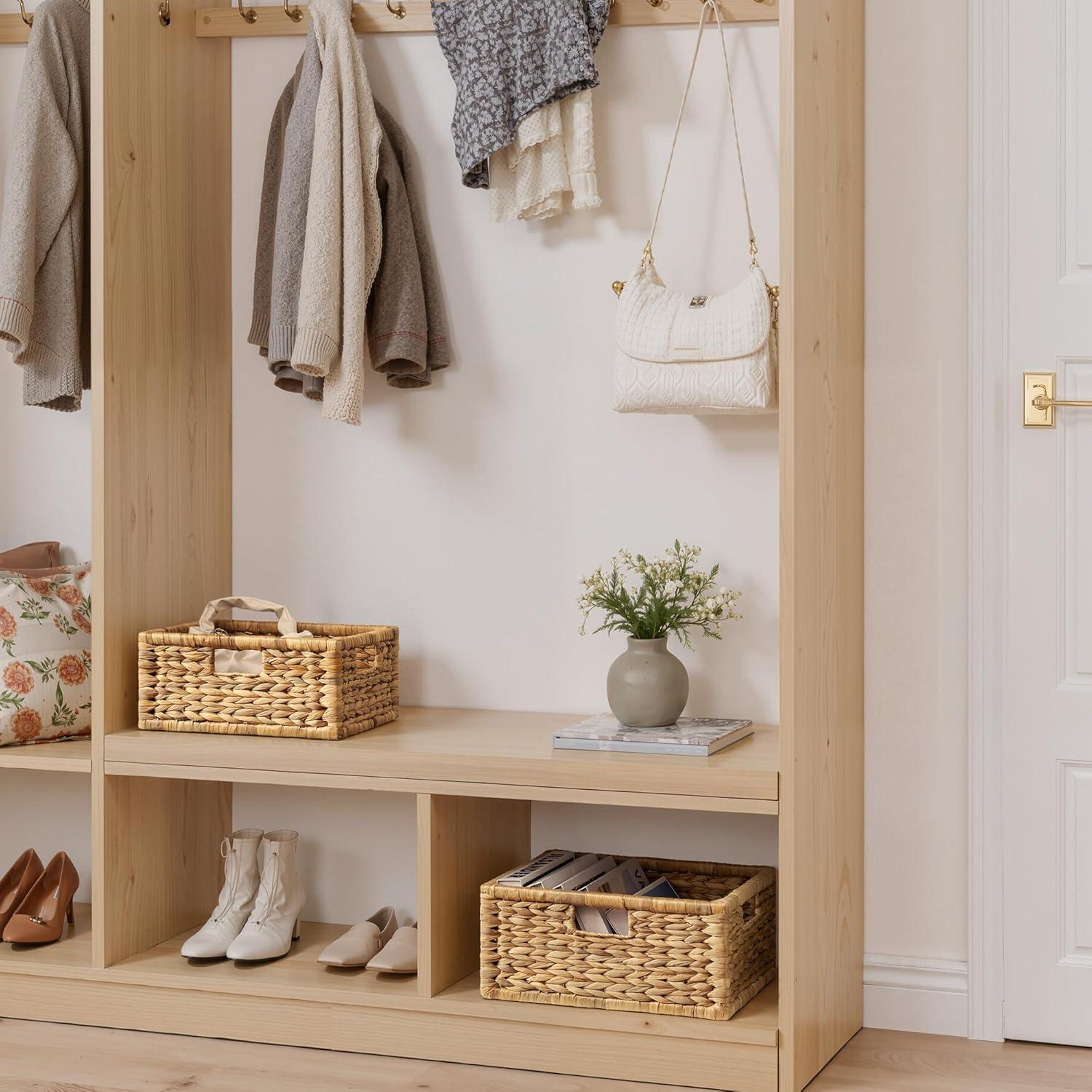 Cesta de Mimbre Grande StorageWorks 41.91x33.02x19.05 cm