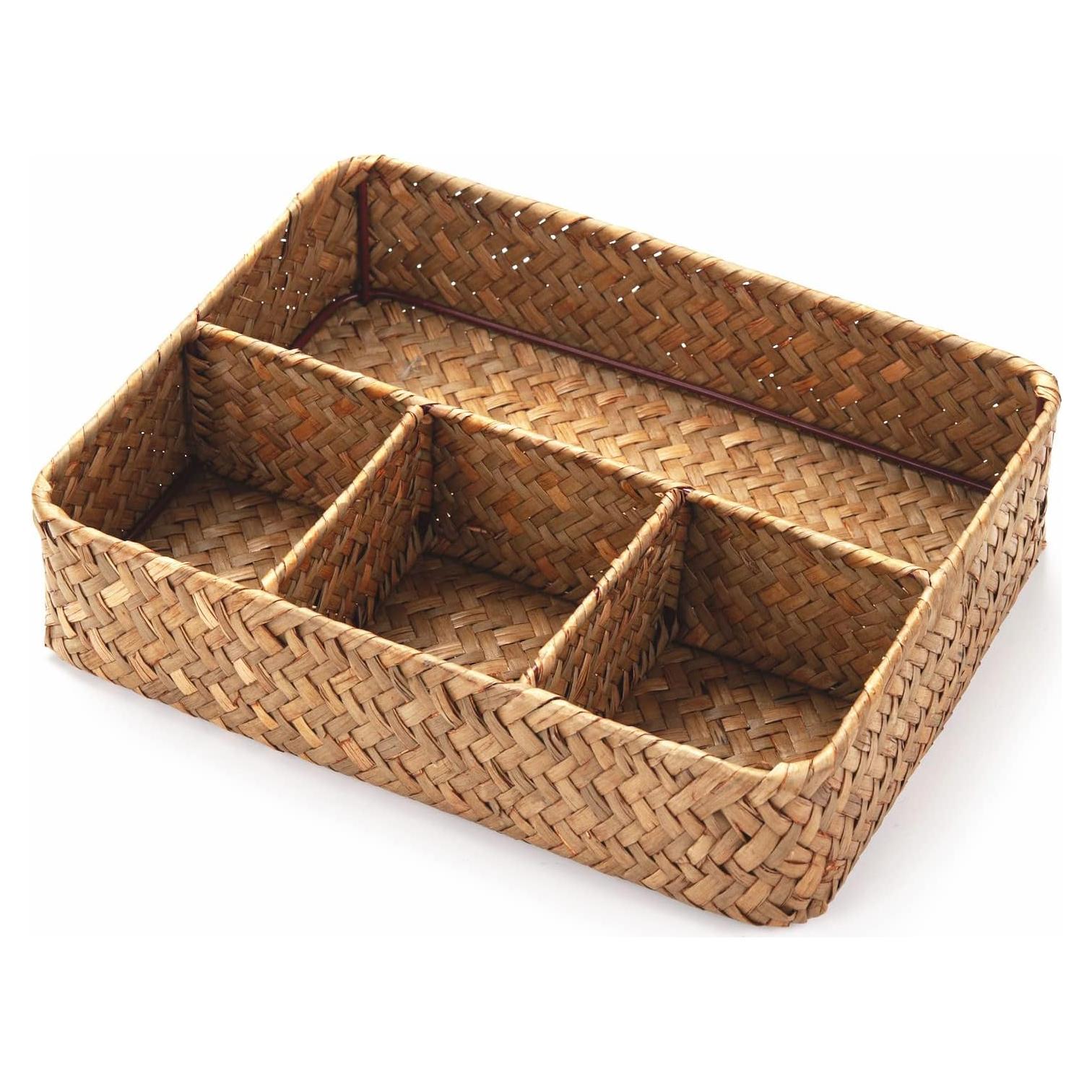 Canasta de Almacenamiento Dividida YANGQIHOME 25.9x20.1 cm