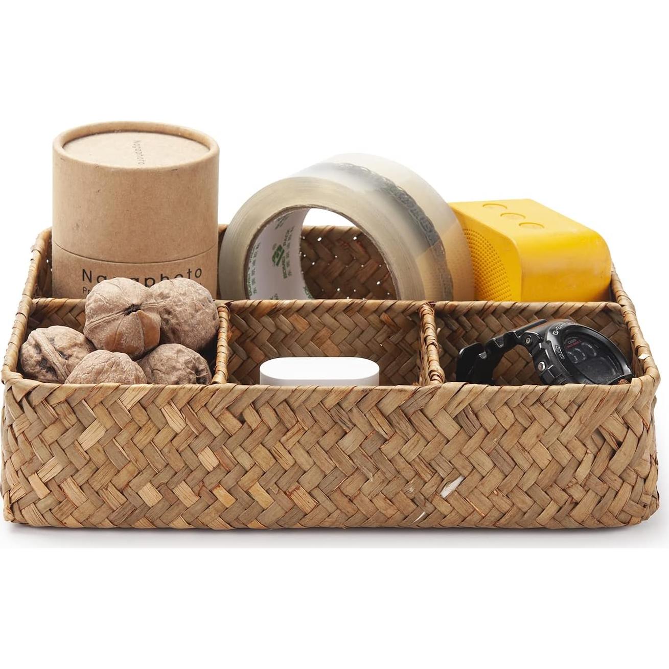 Canasta de Almacenamiento Dividida YANGQIHOME 25.9x20.1 cm