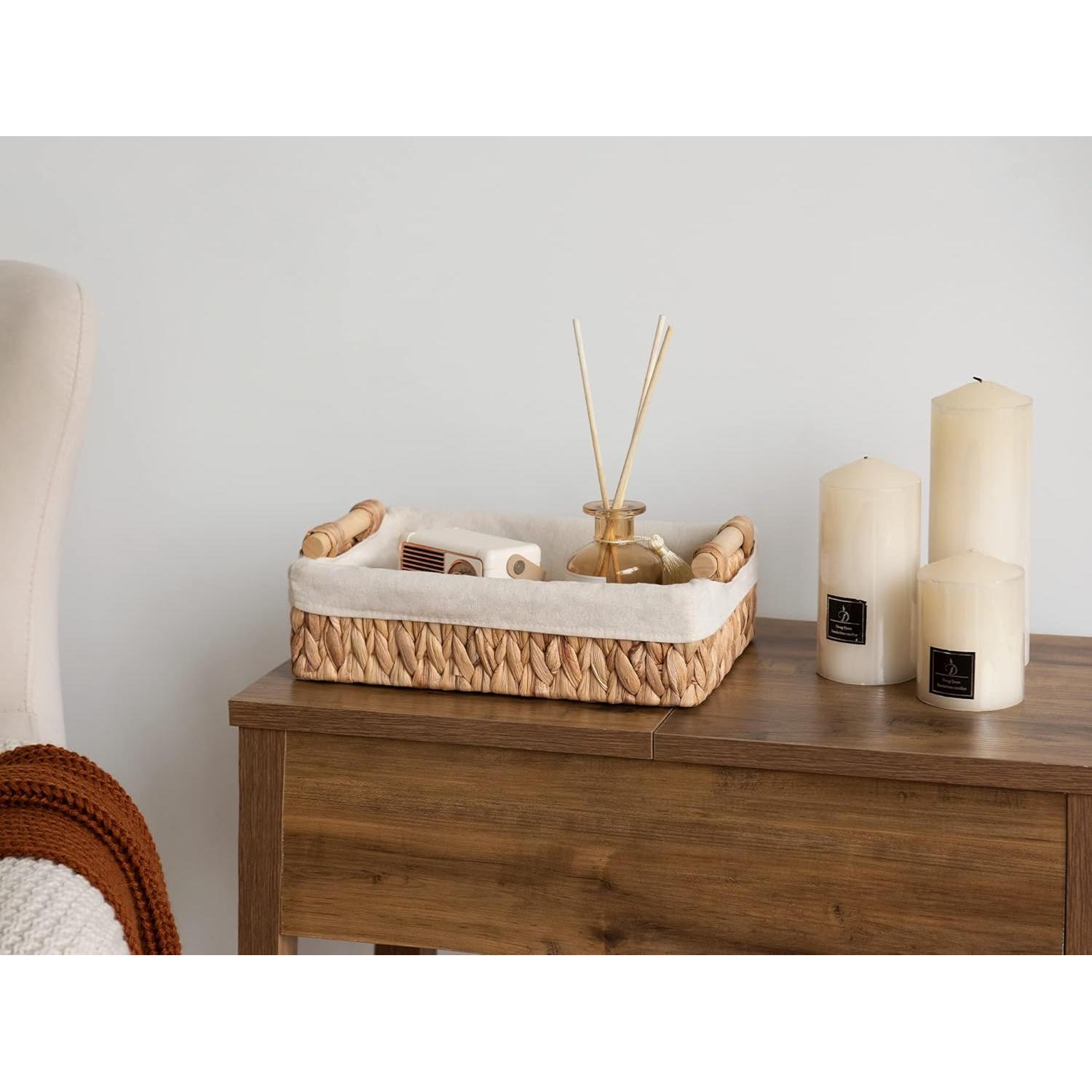 Cestas de Mimbre StorageWorks para Organizar Baño - Juego de 2