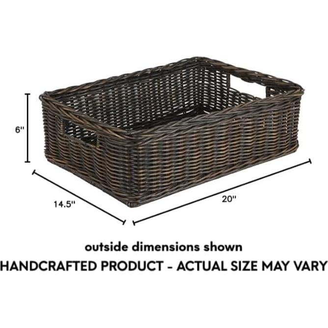 Canasta de Almacenamiento Mediana La Dama de la Canasta 50.8x36.8 cm