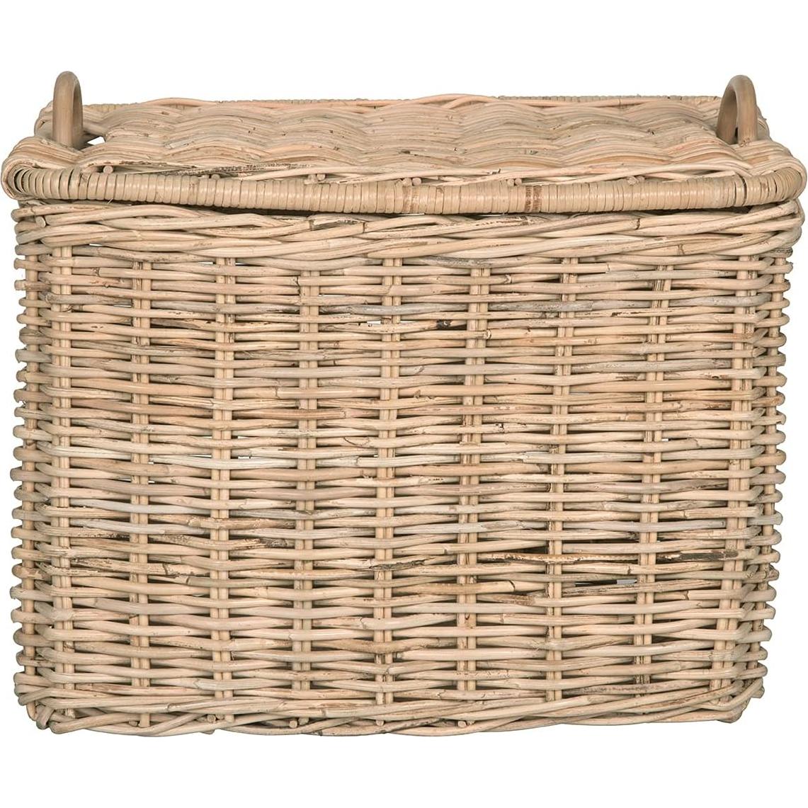 Cesta de Almacenamiento Rectangular Kouboo Rattan Grande