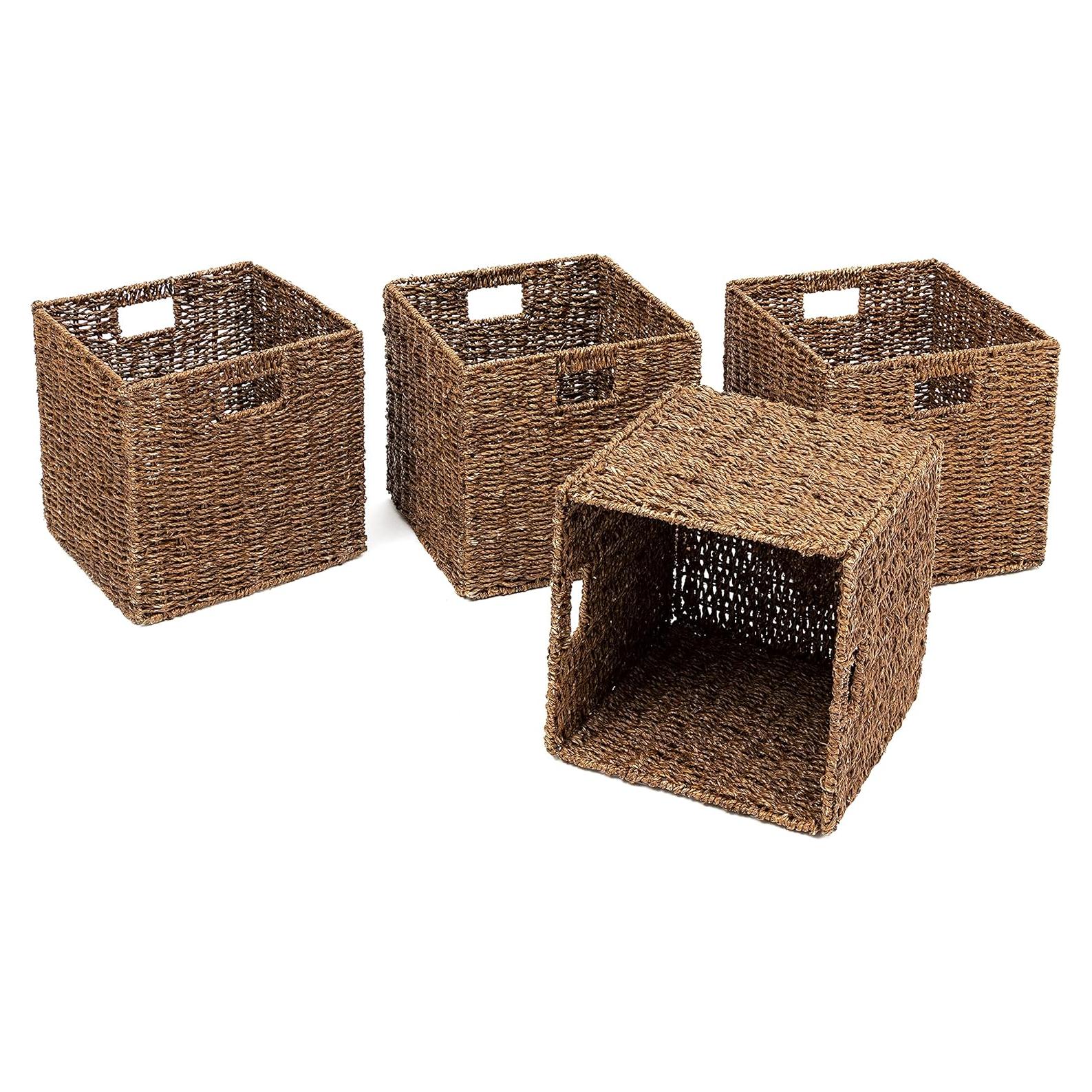 Juego de 4 Cestas de Almacenamiento Plegables Trademark Innovations