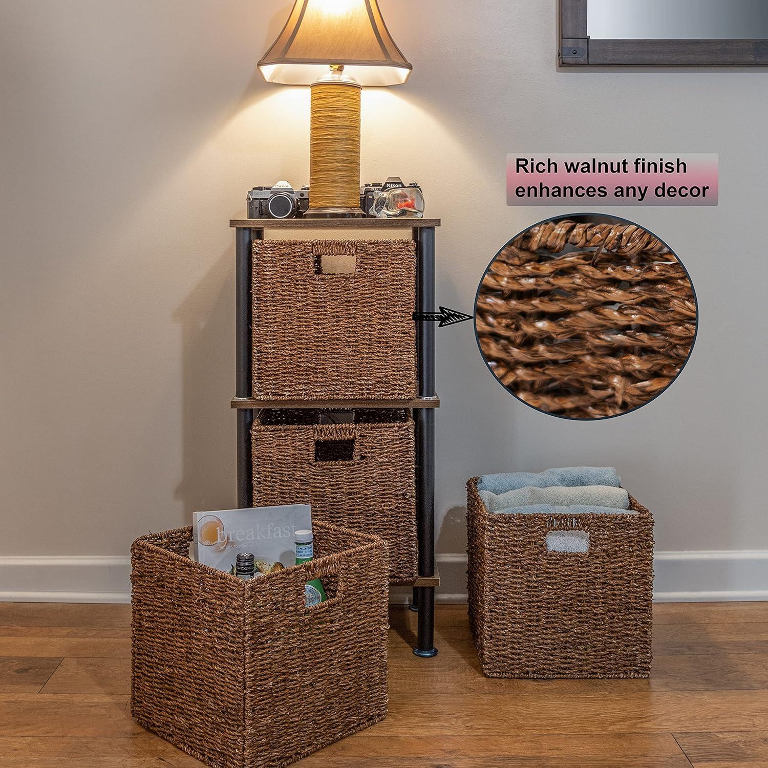 Juego de 4 Cestas de Almacenamiento Plegables Trademark Innovations