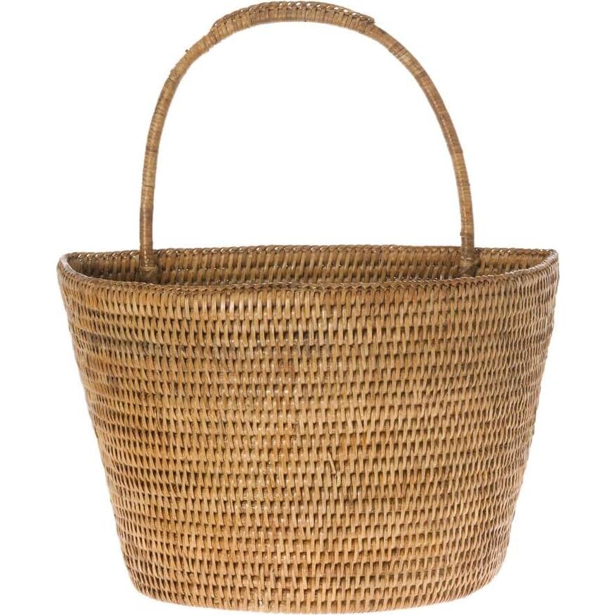 Cesta de Almacenamiento Colgante Kouboo de Ratán Grande