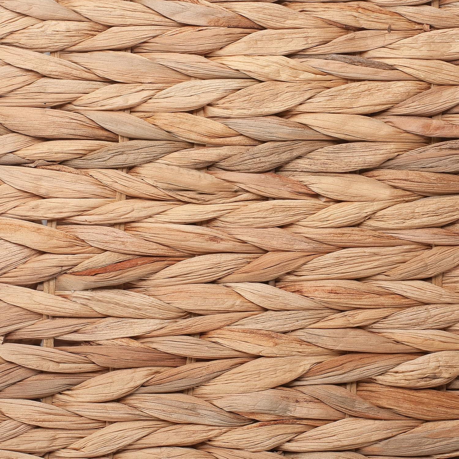 Juego de 2 Cestas de Almacenamiento de Mimbre YANGQIHOME 30cm