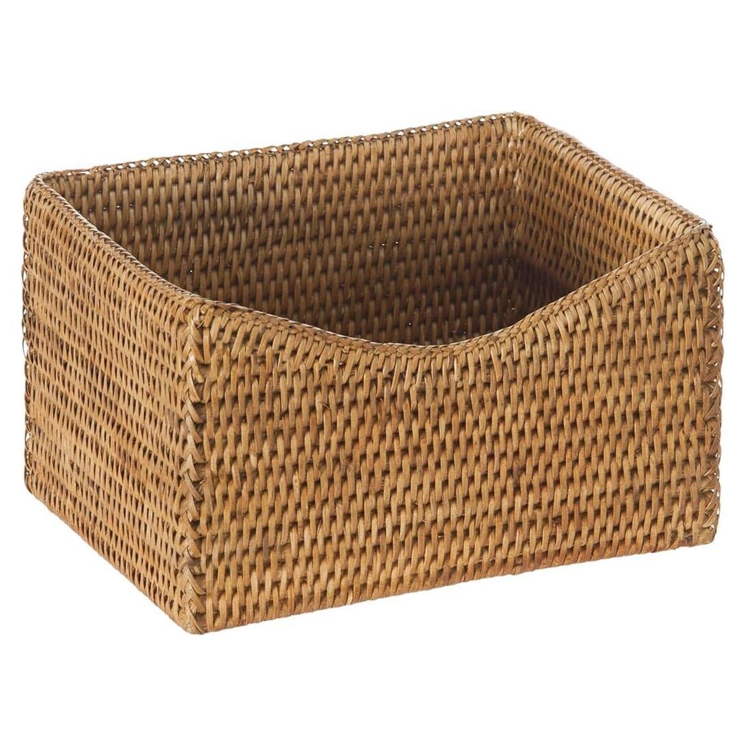 Cesta de Almacenamiento Rectangular Kouboo de Ratan 24.77x20.32cm