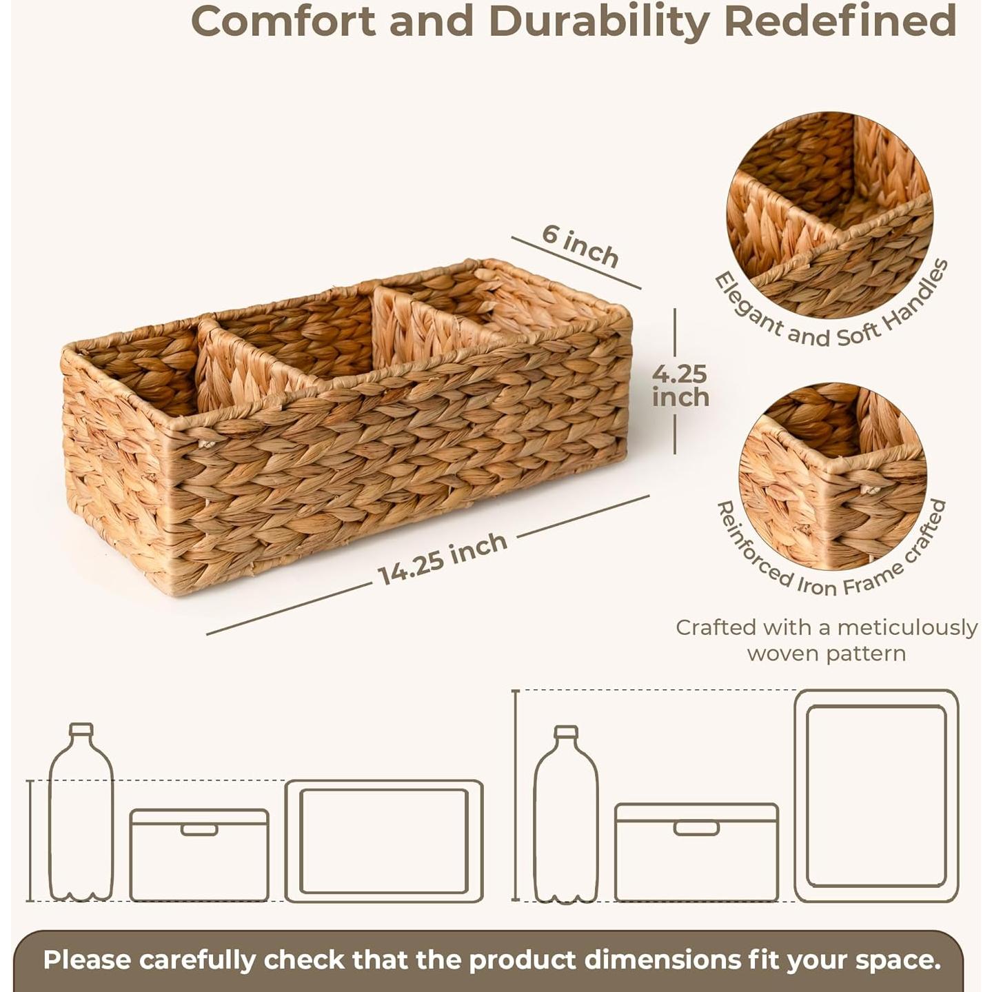 Cestas de Almacenamiento KOKODO para Tanque de Inodoro - 2 Piezas