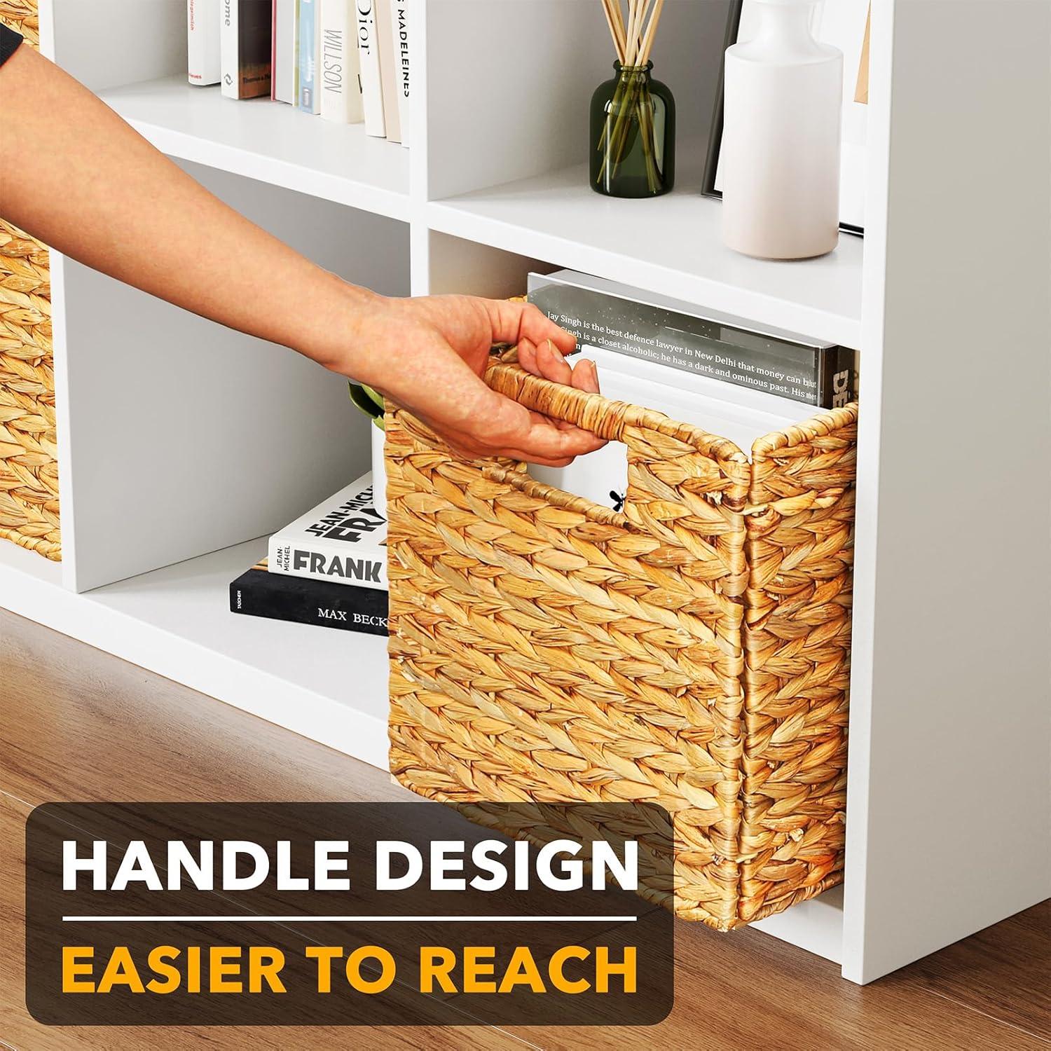 Canastas de Almacenamiento SpaceAid 6 Piezas Mimbre 26.67 cm