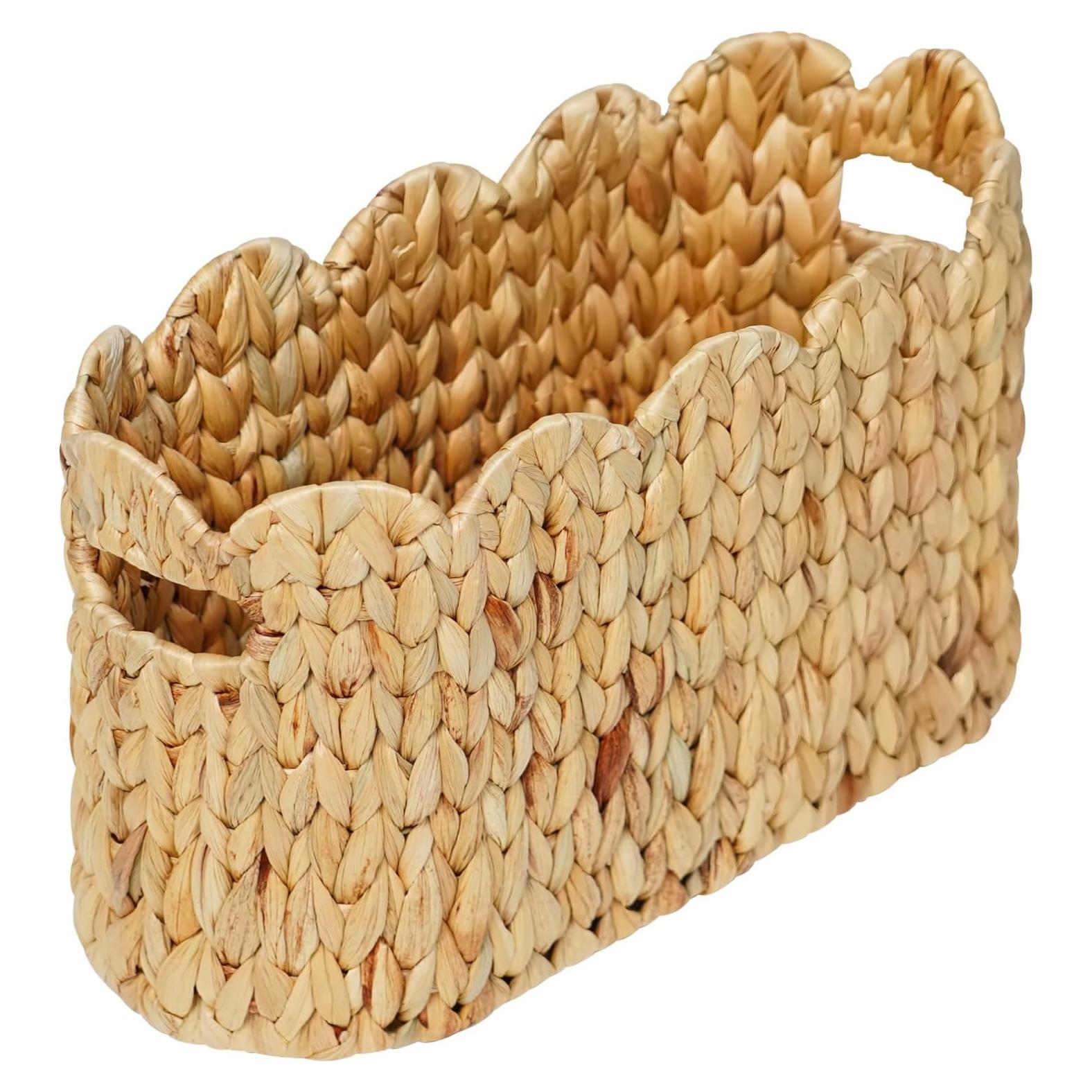 Cesta de Almacenamiento Coeusy de Juncos de Agua 41cm