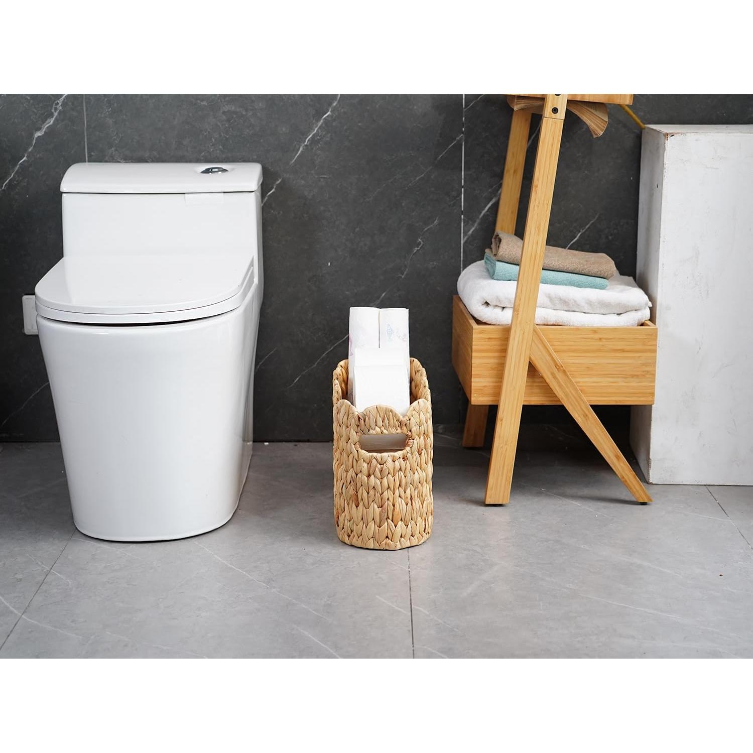 Cesta de Almacenamiento Coeusy de Juncos de Agua 41cm