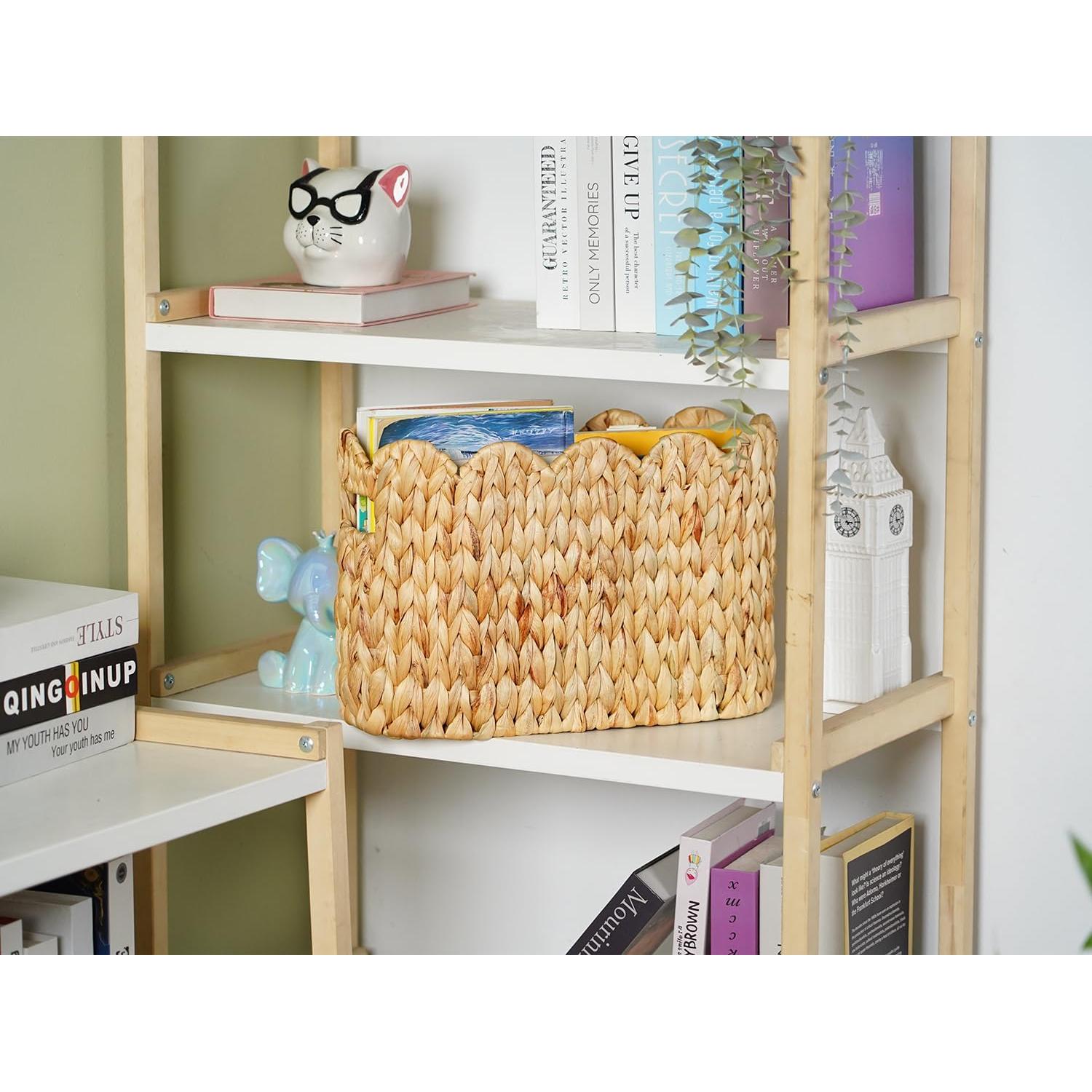 Cesta de Almacenamiento Coeusy de Juncos de Agua 41cm