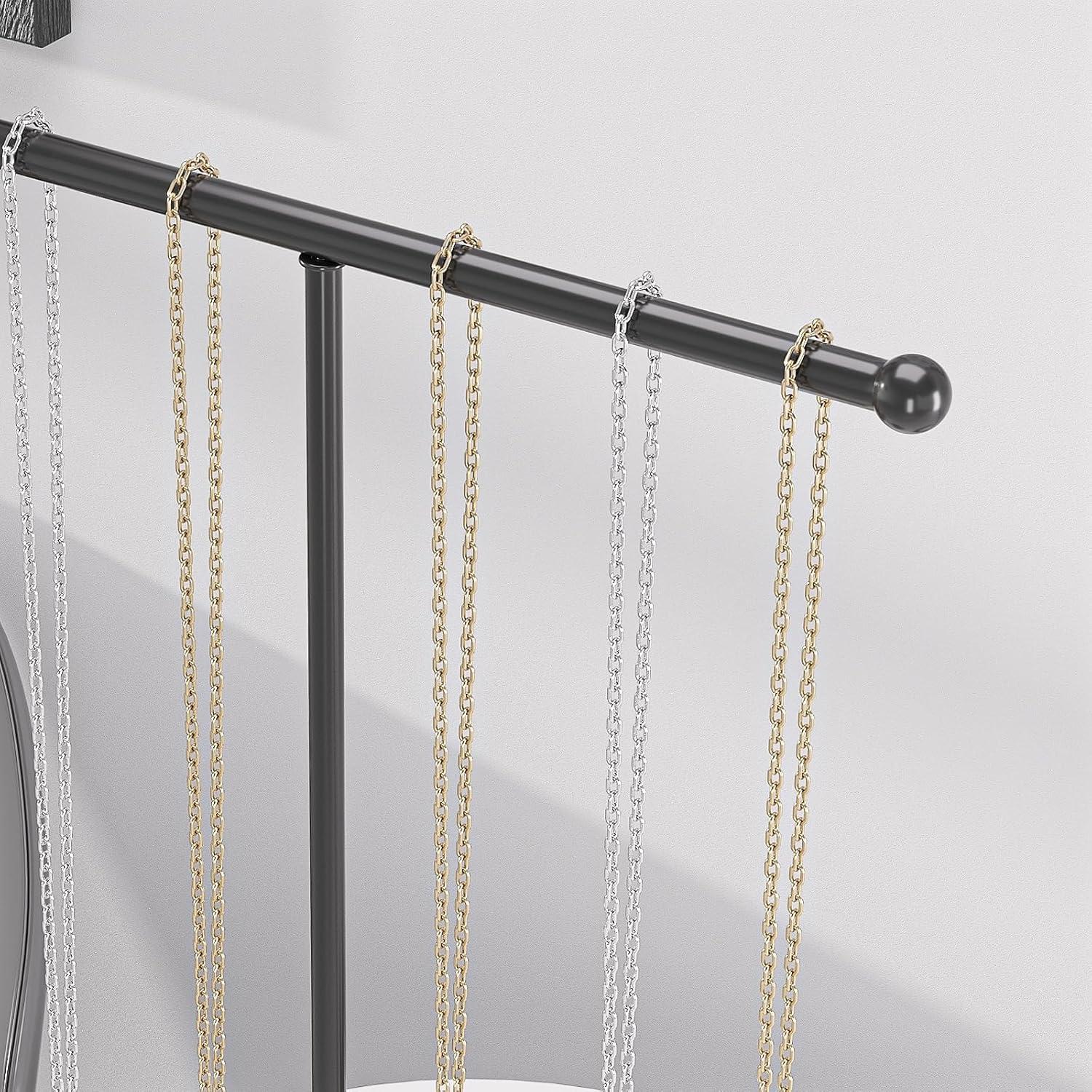 Soporte de Joyería Justsoso T-Bar Metal Negro 30.48 cm