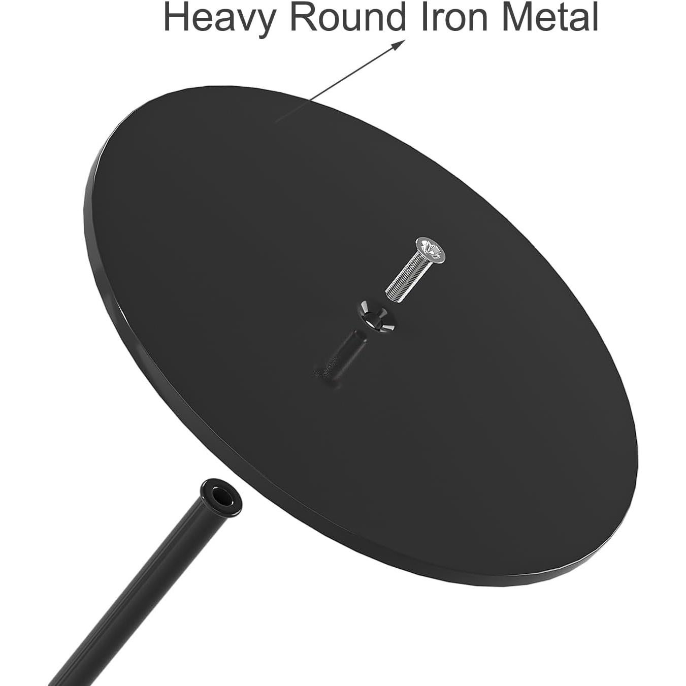 Soporte de Joyería Justsoso T-Bar Metal Negro 30.48 cm