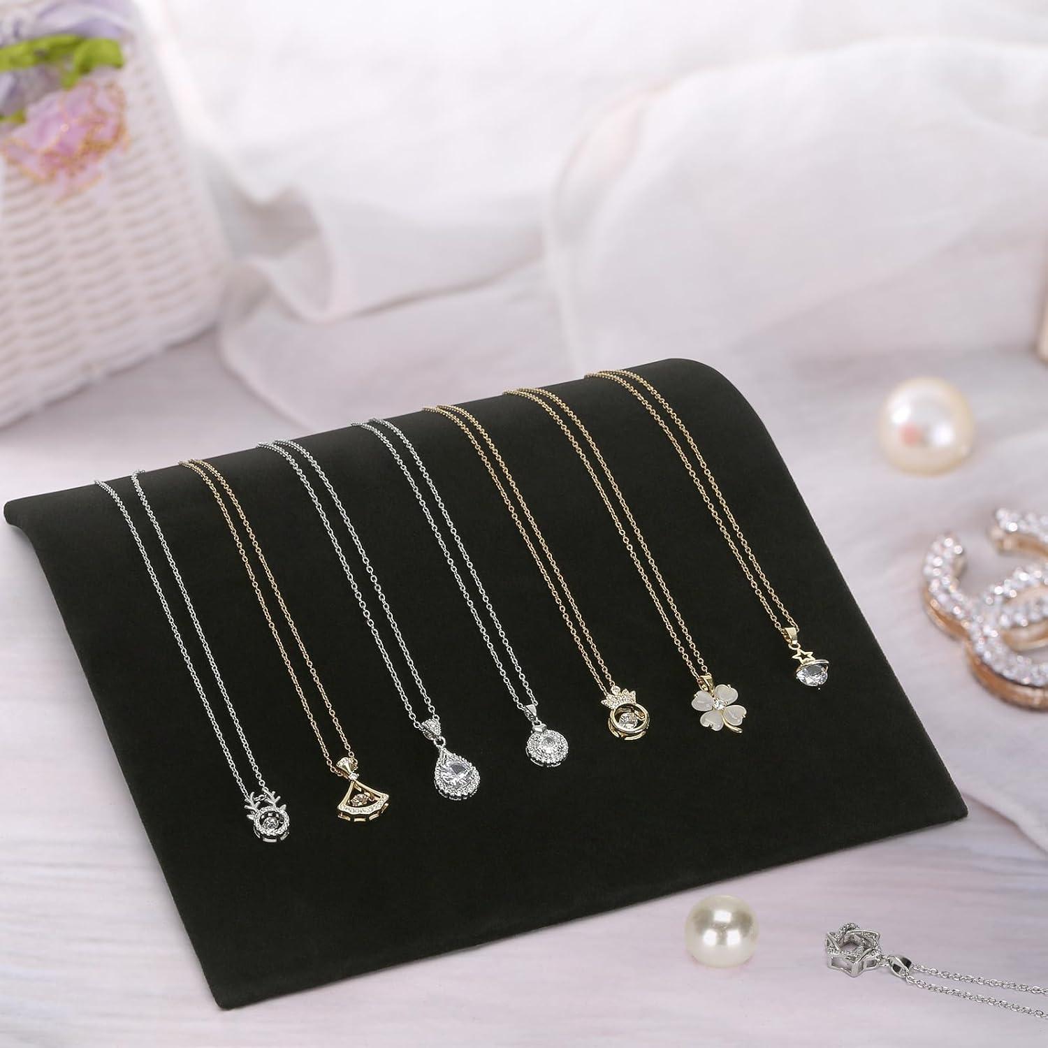 Soporte de Exhibición de Joyería KUKUVR en Terciopelo Negro