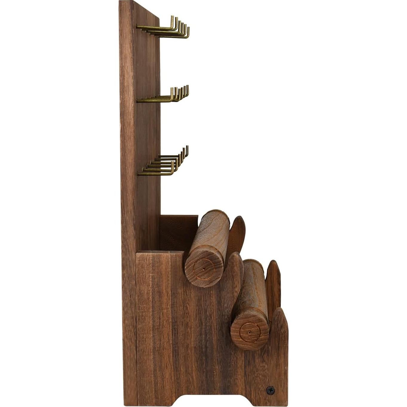 Soporte Organizador de Joyería Ikee Design Madera 18 Ganchos