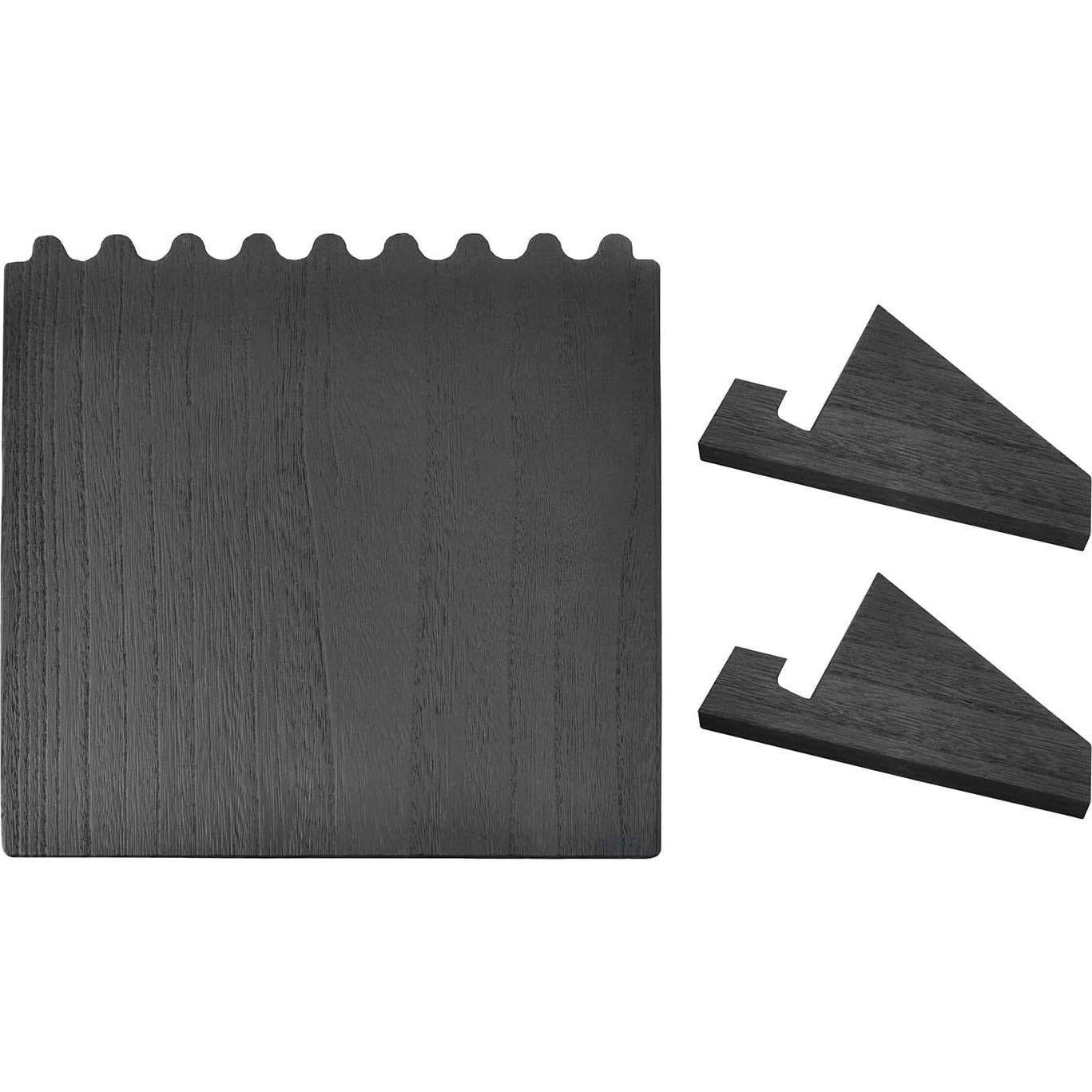 Soportes de Joyería de Madera Ikee Design - 2 Piezas Negro