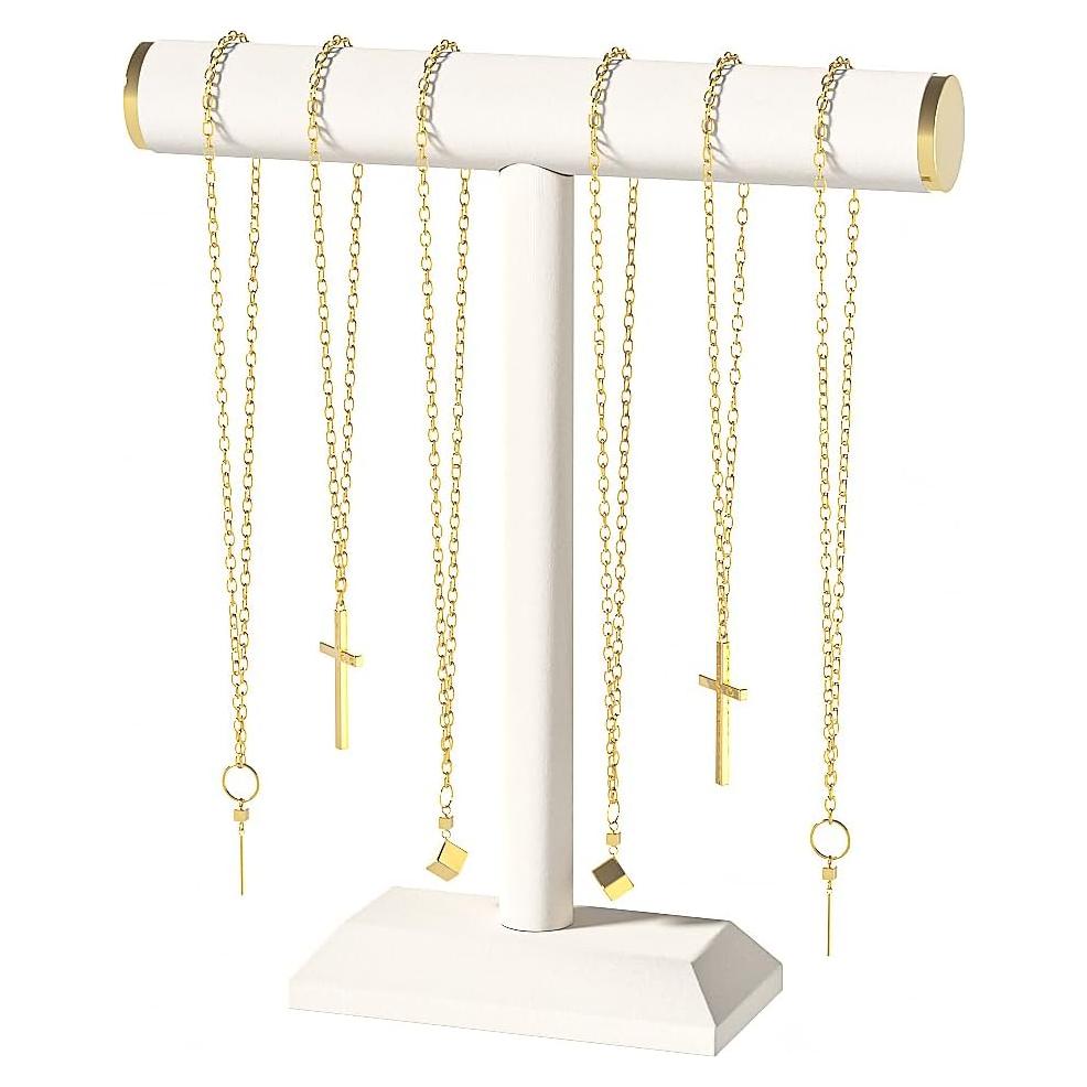 Soporte de Collares Beige Adugay - Organizador de Joyas Moderno