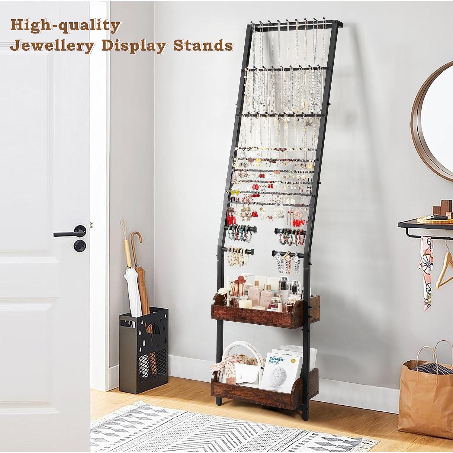 Organizador de Joyería Grande Keebofly con Soporte para Pendientes y Collares