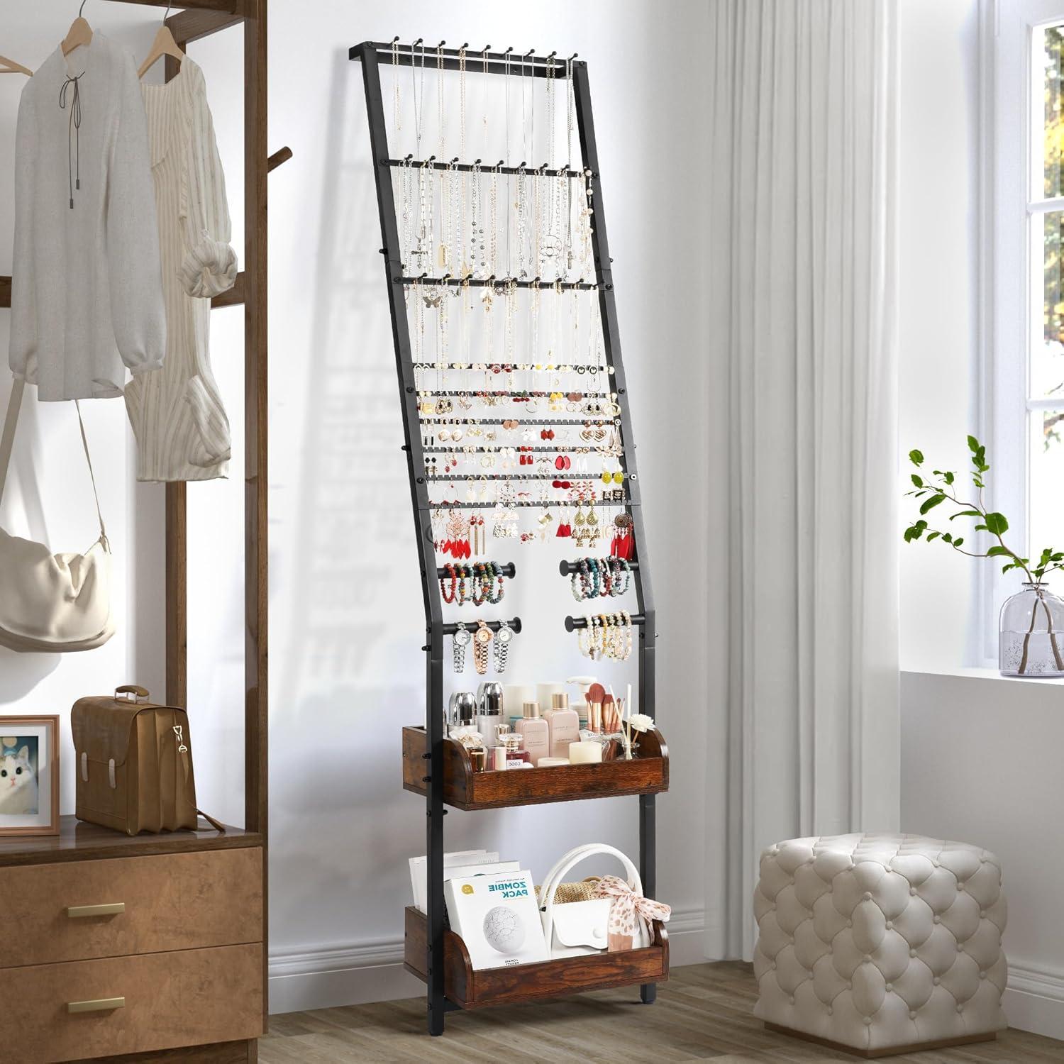 Organizador de Joyería Grande Keebofly con Soporte para Pendientes y Collares