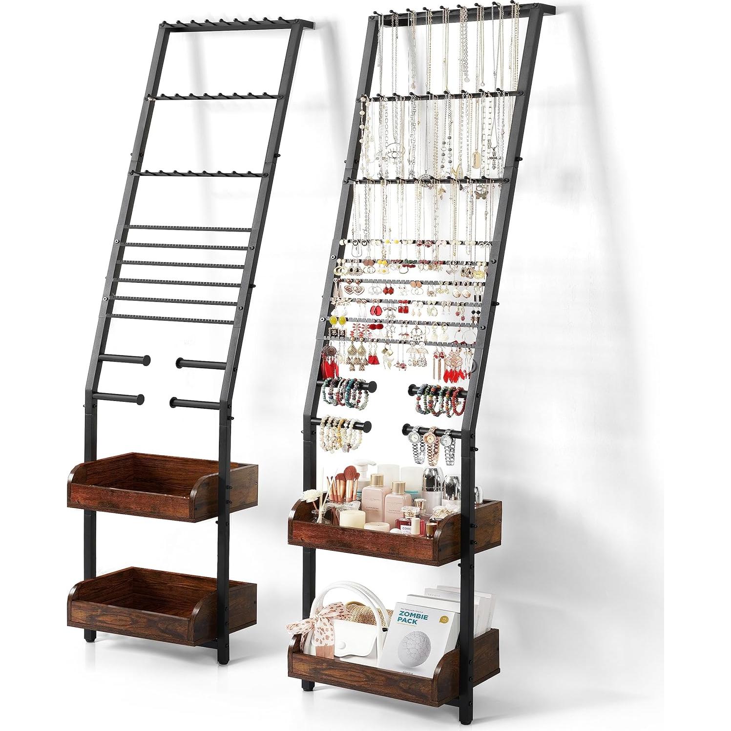 Organizador de Joyería Grande Keebofly con Soporte para Pendientes y Collares