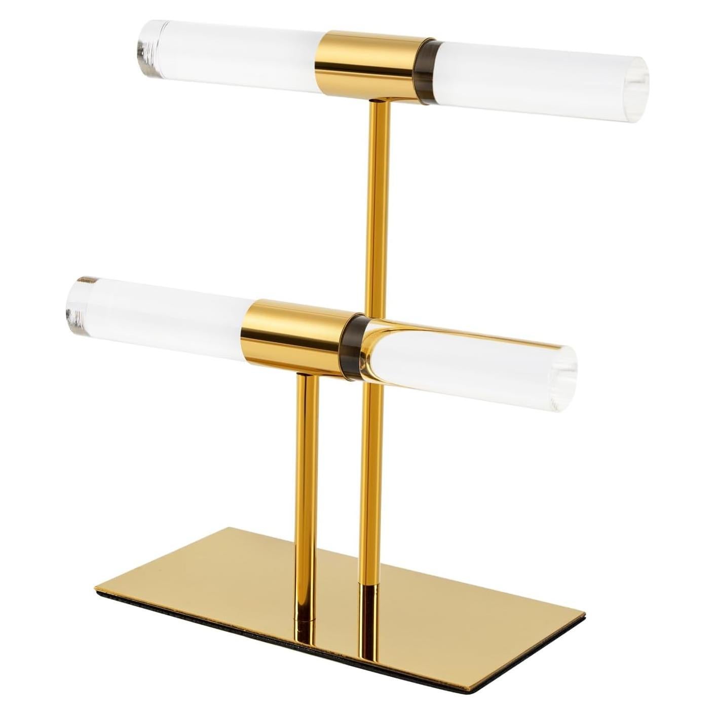 Soporte de Exhibición de Joyería CHANJEYION 2 Niveles Acrílico