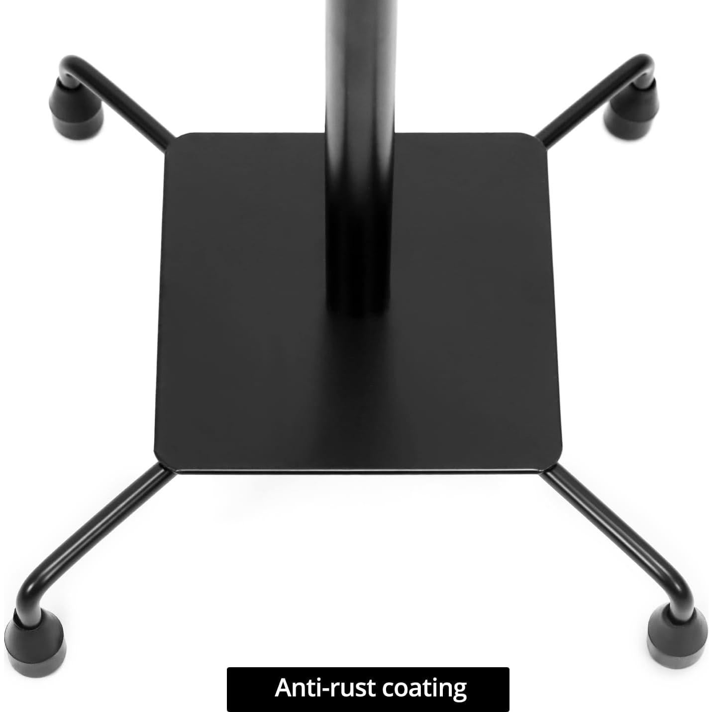 Soporte de Exhibición de Joyería QWORK Rotativo 3 Niveles Negro