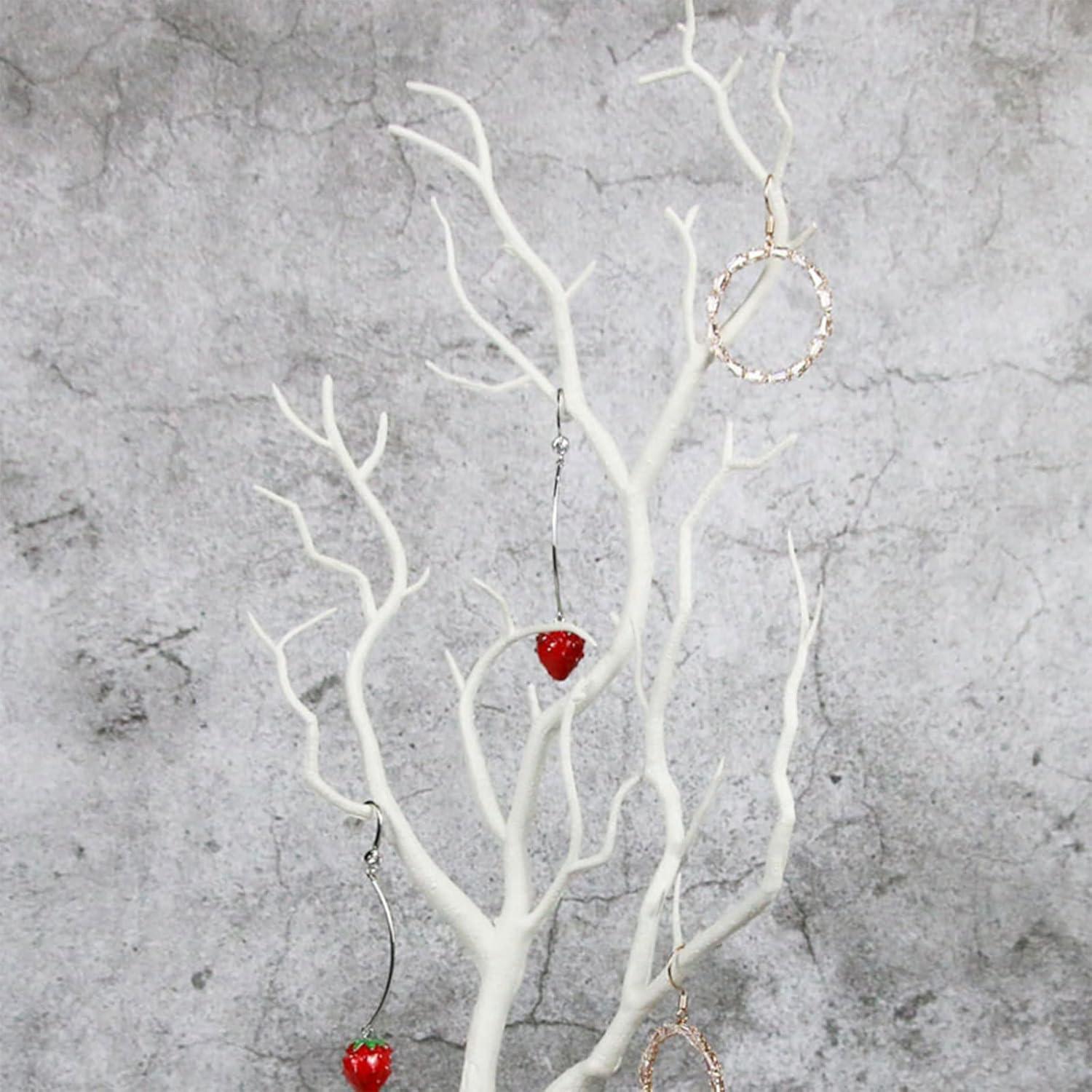 Soporte de Joyería Árbol XANHOY de Madera para Collares y Pendientes