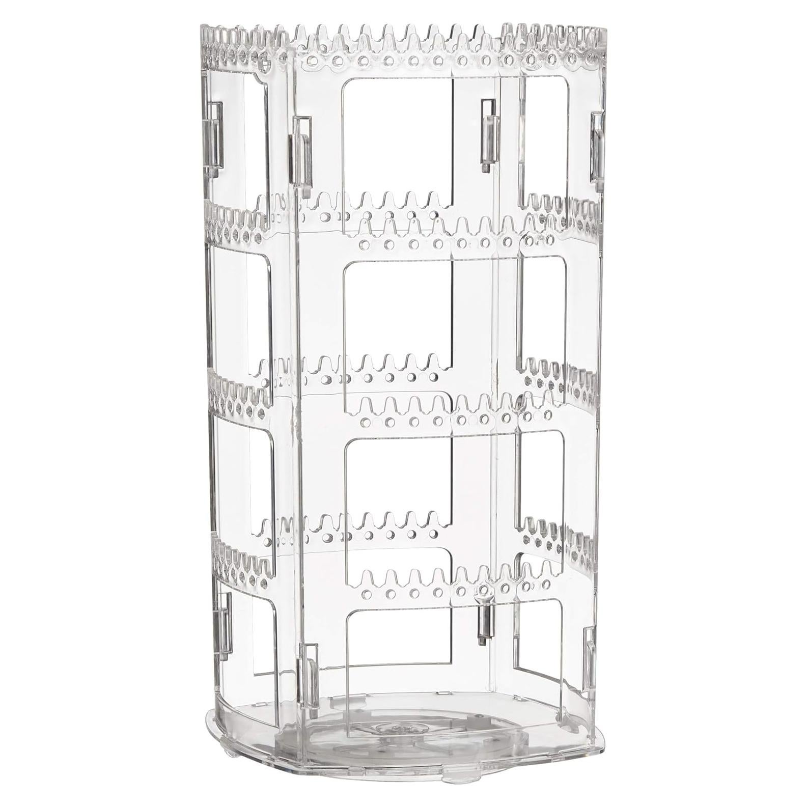 Sooyee Soporte Giratorio para Joyería Transparente 4 Niveles