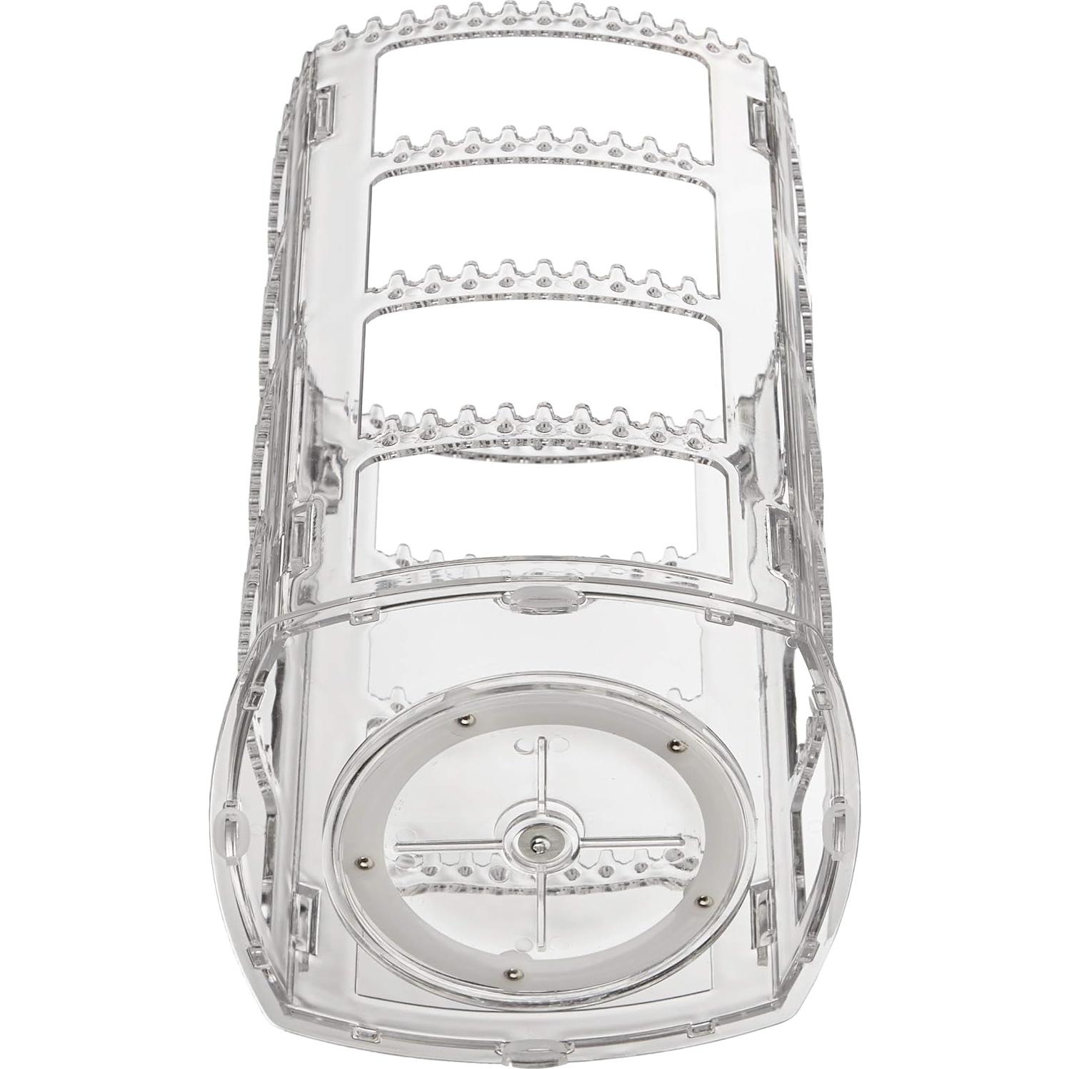 Sooyee Soporte Giratorio para Joyería Transparente 4 Niveles