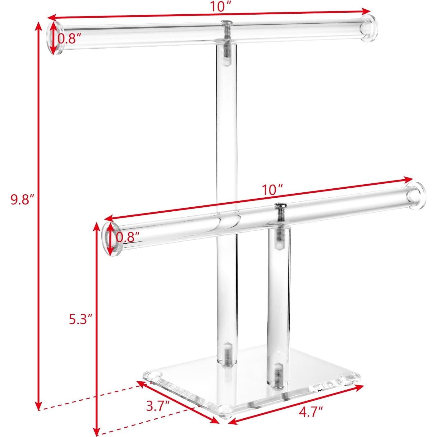 Organizador de Joyería Acrílico MOOCA Deluxe 2 Niveles